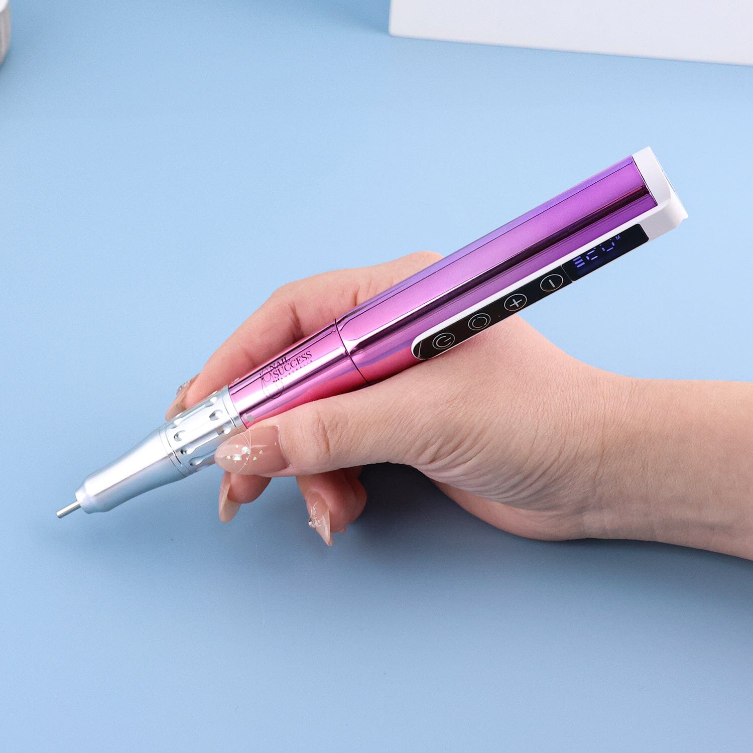 Professional Electric Nail File Pen - Cordless Rechargeable Manicure Tool for Salon & Home Nail Care - Perfect for Gel, Acrylic & Natural Nails