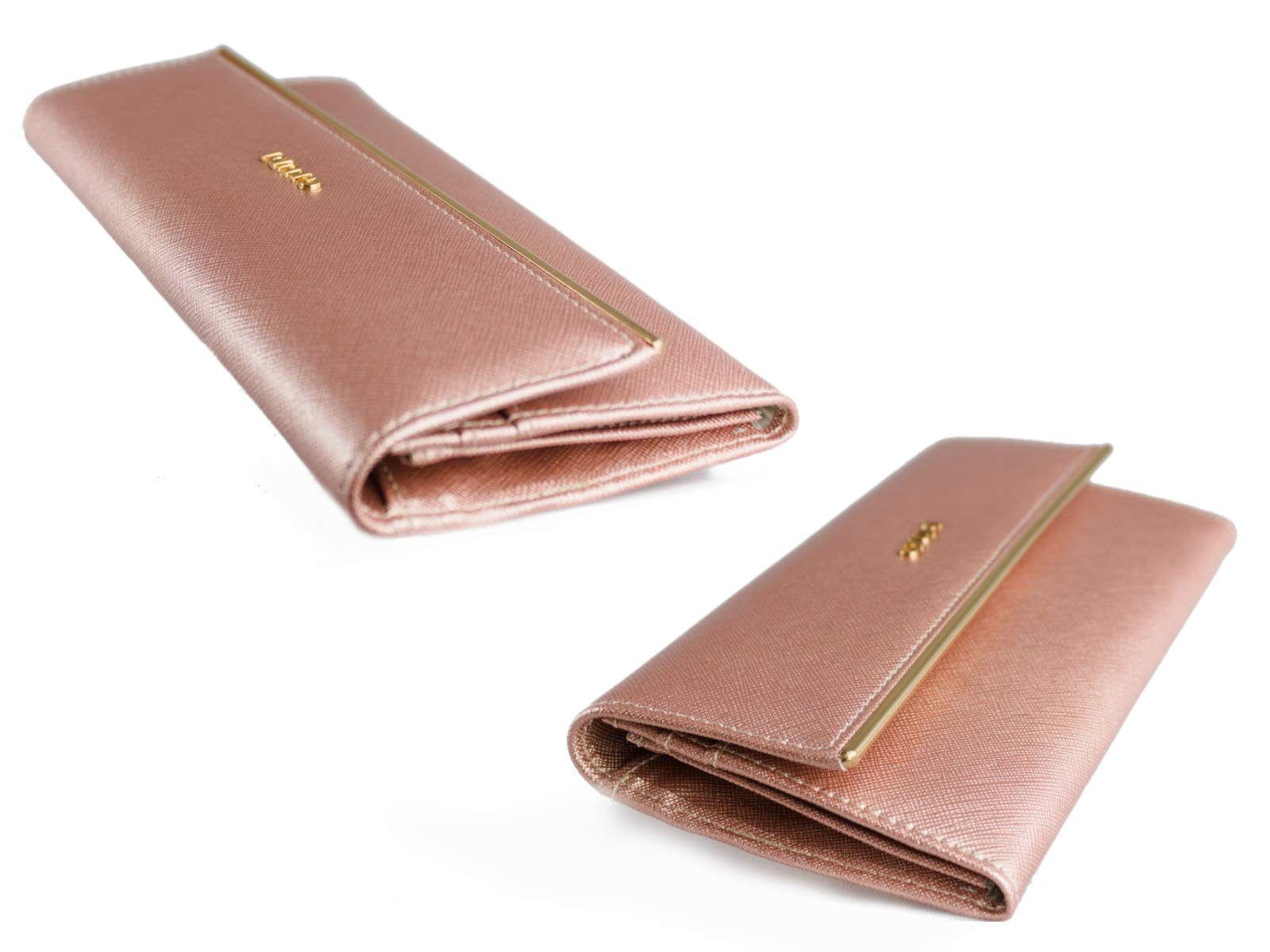 GIUDI Women's Leather Wallet & Evening Clutch Bag - Elegant RFID Blocking Wristlet for Parties, Weddings, and Night Out