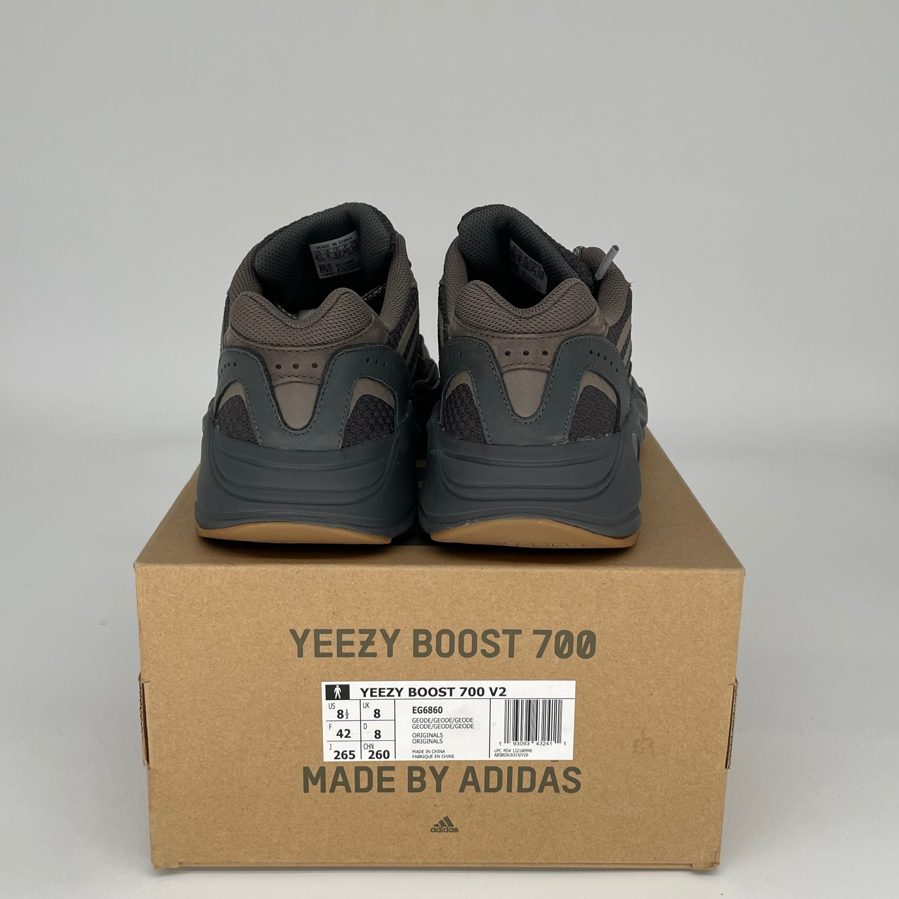 Adidas Yeezy 700 V2 Geode Sneakers - Men's Size 8.5 (EG6860) | Comfortable Running Shoes for Casual Wear & Street Style Fashion