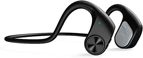 QINERSAW Wireless Bone Conduction Headphones - Bluetooth 5.0 Open-Ear Headset with IPX5 Waterproof, Sweatproof for Running, Cycling, Driving, Gym Workouts & Outdoor Sports - Comfortable for Long Wear