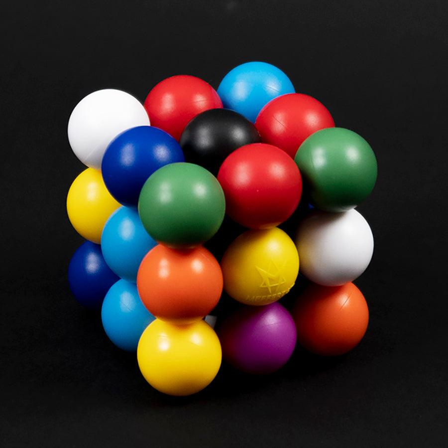 Meffert's Molecule Puzzle Cube - 3D Brain Teaser & STEM Educational Toy for Kids & Adults - Perfect for Stress Relief, Classroom Learning & Family Game Night