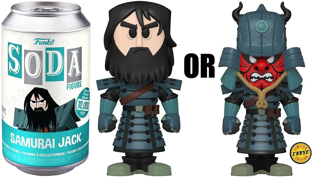 Funko Vinyl Soda Samurai Jack - Armored Jack Collectible Figure (Styles May Vary) | Anime Action Figure for Display, Gift & Pop Culture Collections