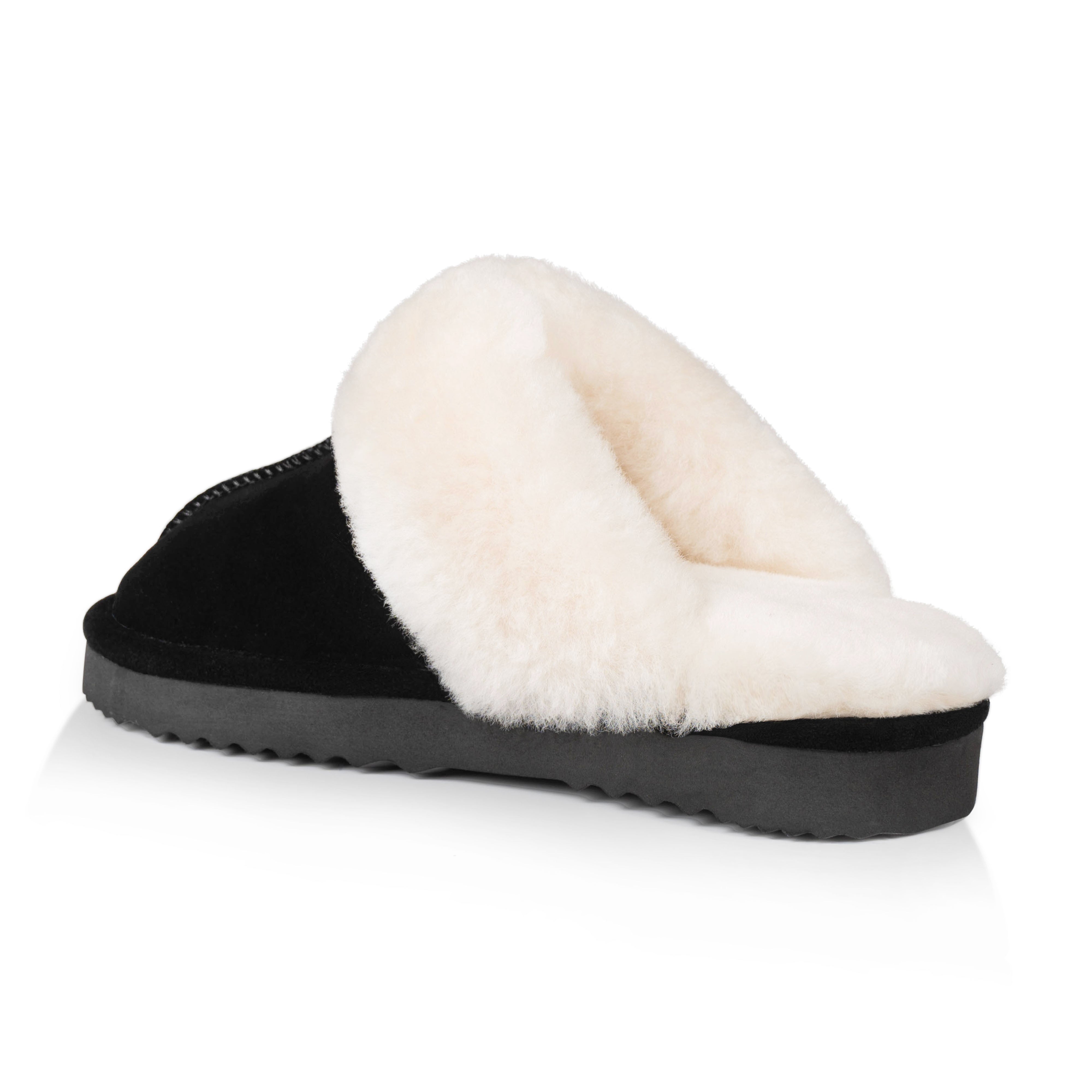 Harlow Women's Cozy Memory Foam Slippers - Soft Indoor House Shoes for Women, Non-Slip Comfortable Slides (Black) - Perfect for Relaxing at Home, Lounging & Cold Floors