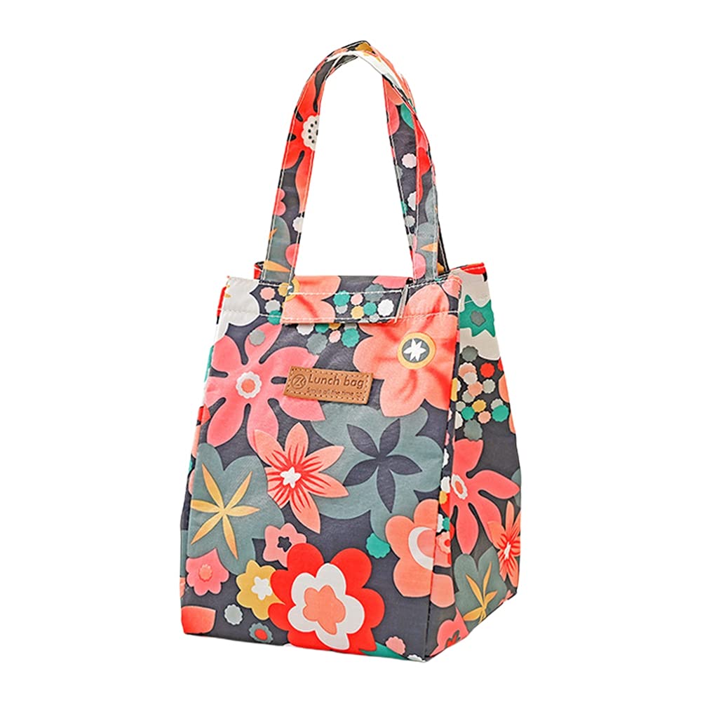 U-BUYHOUSE Insulated Lunch Bag for Women - Large Reusable Thermal Lunch Box for Office, Work & School - Foldable Tote with Pockets for Adults - Perfect for Meal Prep, Picnics & Commuting