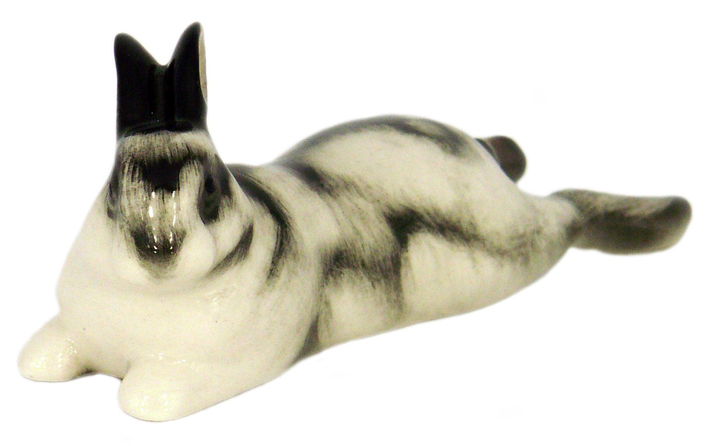 Easter Bunny Rabbit Lazy-Bones Lomonosov Porcelain Collectible Figurine - Handcrafted Easter Decor, Holiday Gift & Home Decoration for Spring Celebrations