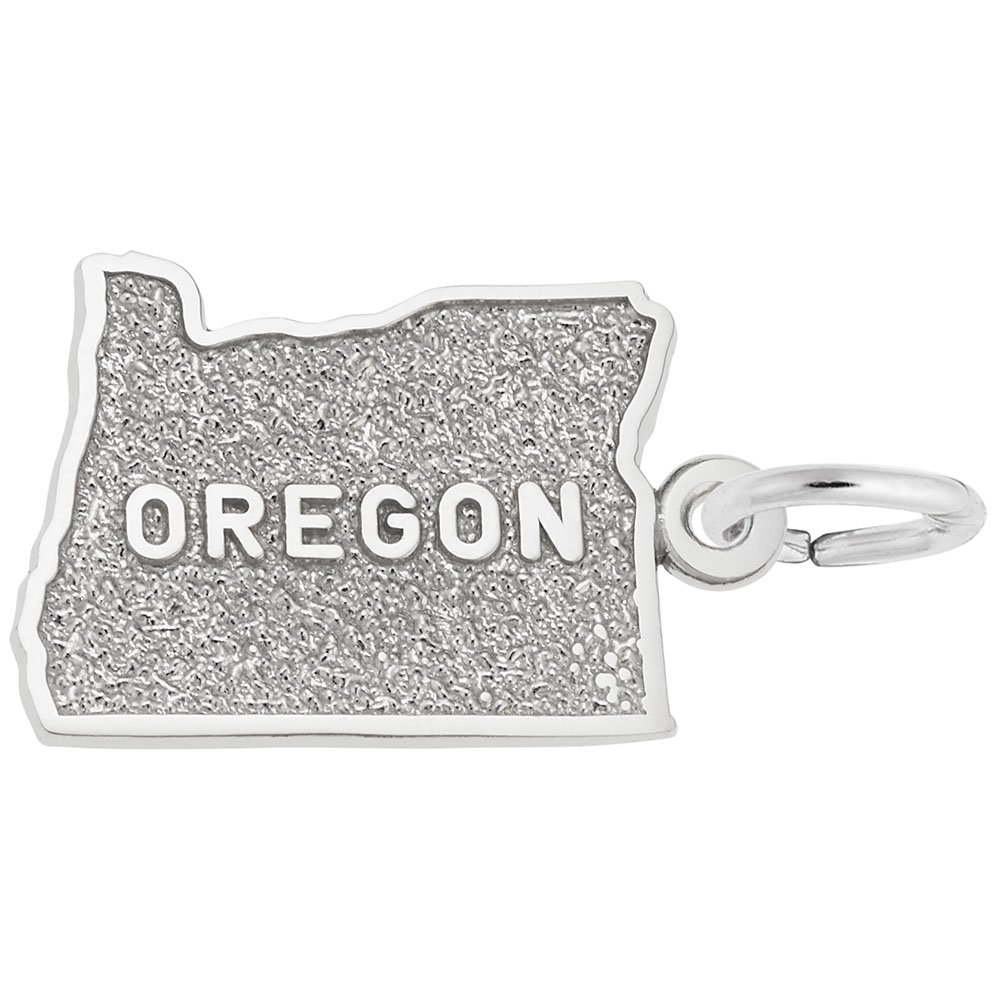 Oregon Charm - Handmade Charms for Bracelets & Necklaces - Perfect for DIY Jewelry, Gifts & Fashion Accessories