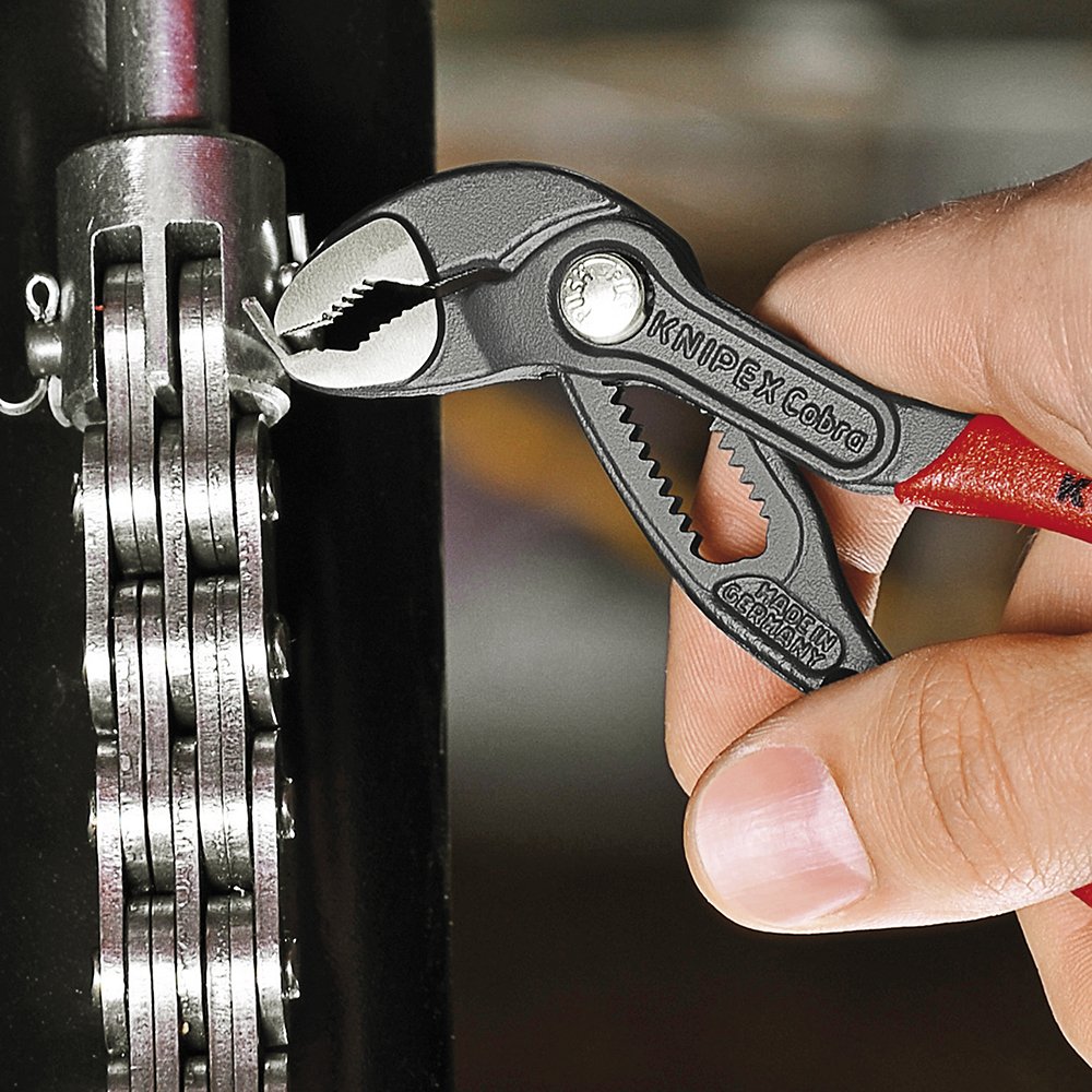 5-Inch Mini Cobra Water Pump Pliers (8701125) - Compact Adjustable Wrench Tool for Plumbing, DIY & Automotive Repairs | Perfect for Tight Spaces & Home Improvement Projects