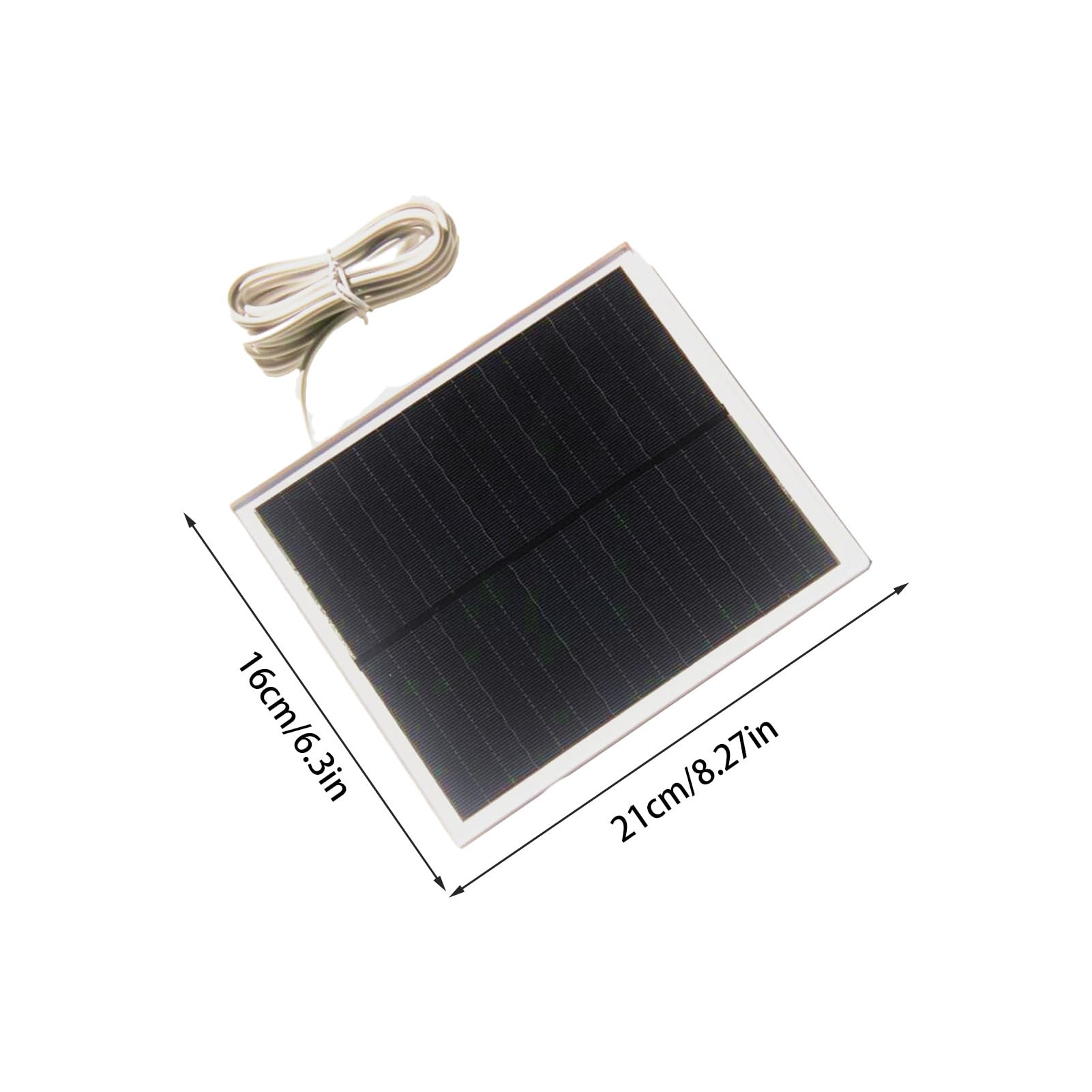 10W Solar Panel for Ring Doorbell - 360° Adjustable Monocrystalline Solar Charger with Weatherproof Design | Perfect for Home Security & Outdoor Camera Power Supply