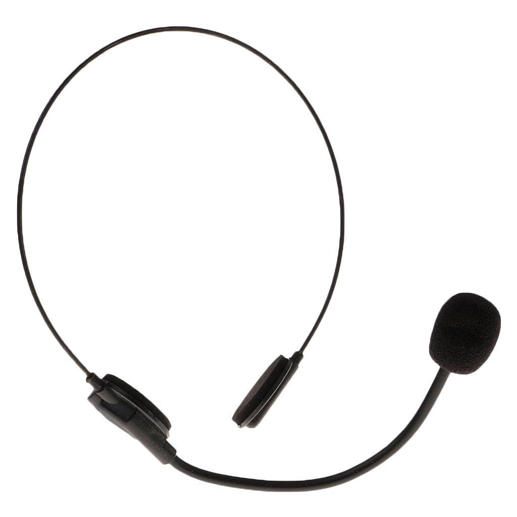 Funny Black Headset Microphone Toy for Halloween & Cosplay