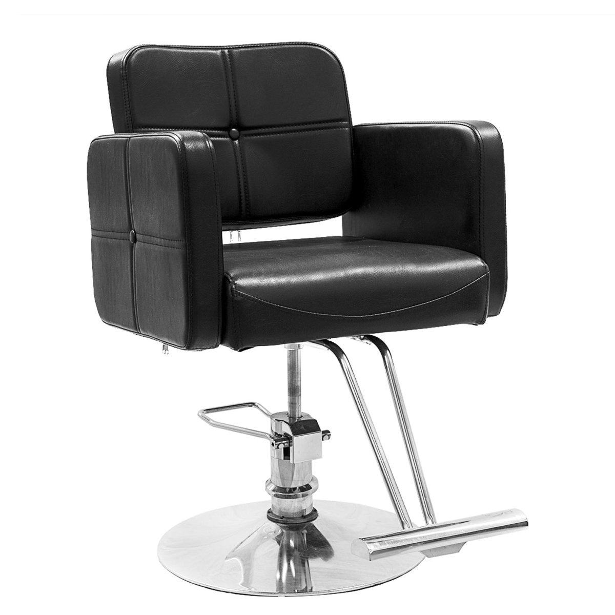 Premium Modern Hydraulic Styling Chair SC 341 - Adjustable Height Ergonomic Salon Chair for Hairdressers & Beauty Professionals - Perfect for Salons, Barber Shops & Home Styling Stations