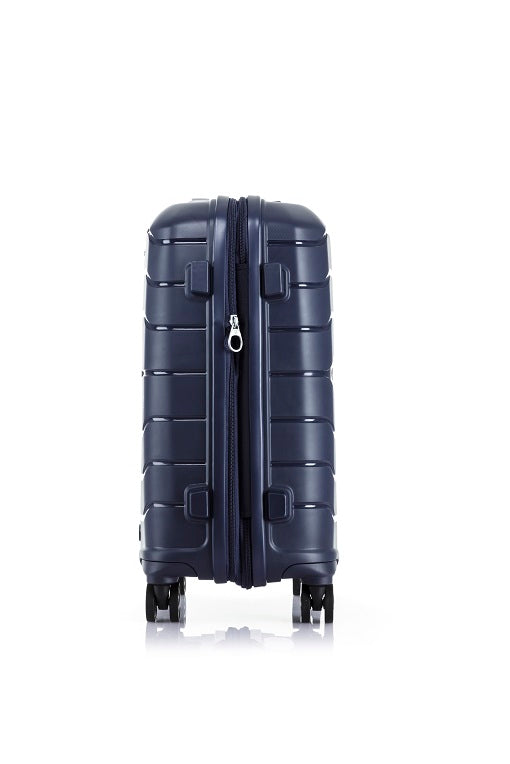 Samsonite OC2lite 55cm 4-Wheel Hard Shell Carry-On Luggage - Navy Blue | Lightweight Spinner Suitcase for Business Travel & Weekend Getaways
