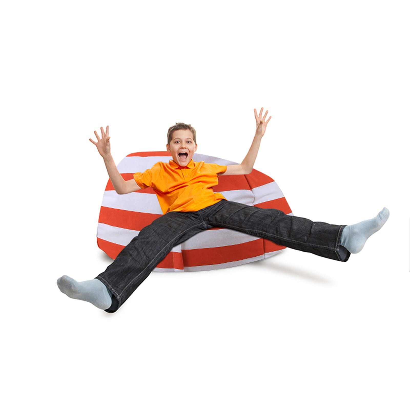 Soft Plush Toy Storage Bean Bag Chair Cover for Kids - 32