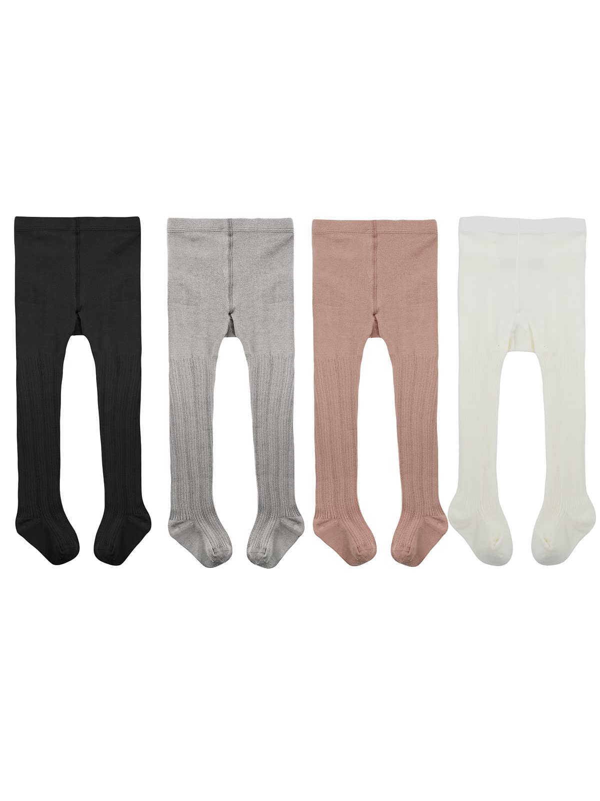 Century Star Girls Baby Tights - Thick Winter Leggings for Newborn & Toddler Girls - Soft & Warm Infant Tights for Cold Weather, Playtime & Nursery Outfits
