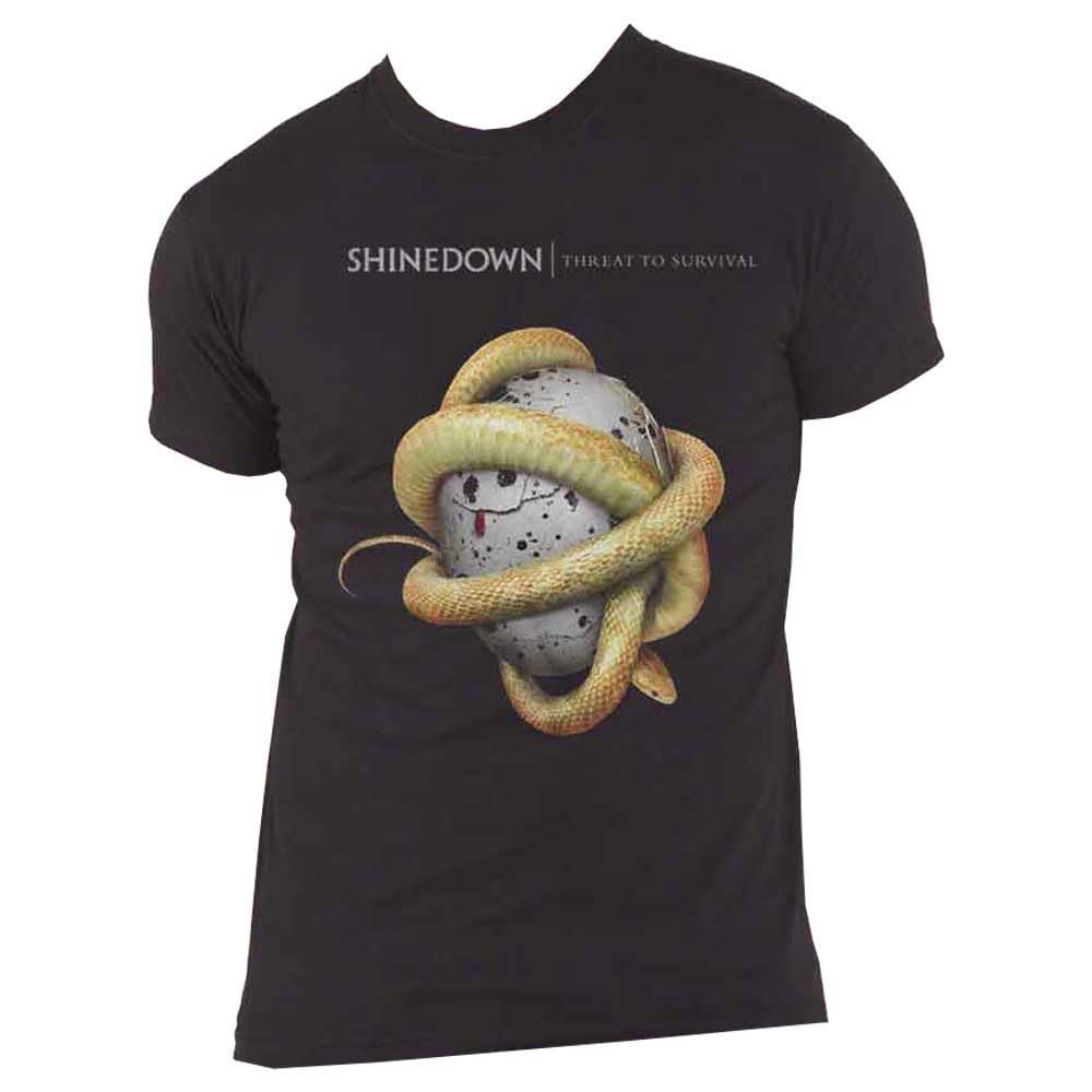 Official Shinedown Band Logo T-Shirt for Men - Black Clean Threat Graphic Tee | Rock Concert, Casual Wear & Fan Merchandise