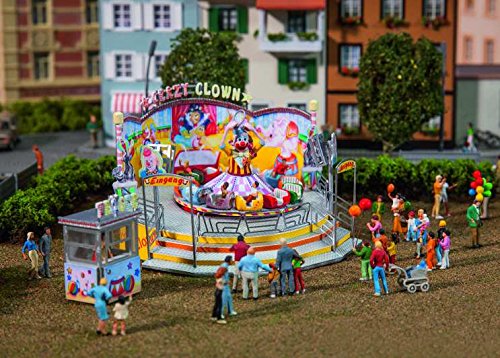 Faller 140424 Crazy Clown Attraction HO Scale Model Building Kit for Train Layouts & Dioramas – Perfect for Collectors & Hobbyists