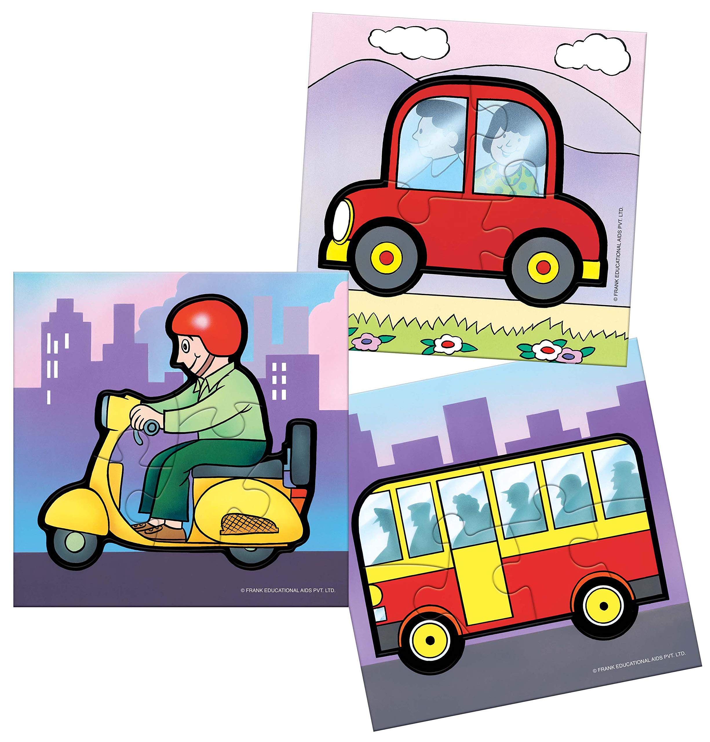 Frank On Road & with Wings - Kids' Fun Adventure Backpack (Pack of 1) - Perfect for School, Travel & Outdoor Activities