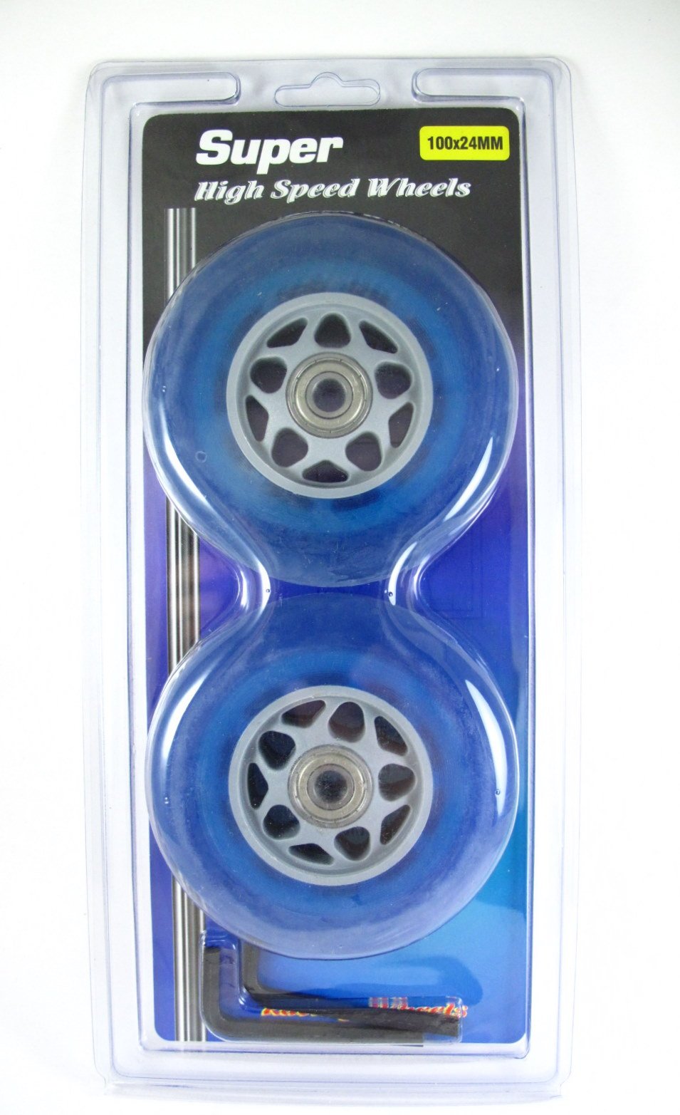 Premium Blue ABEC-5 Replacement Wheels for Razor Scooters - High-Performance Skateboard Wheels for Outdoor Fun & Commuting