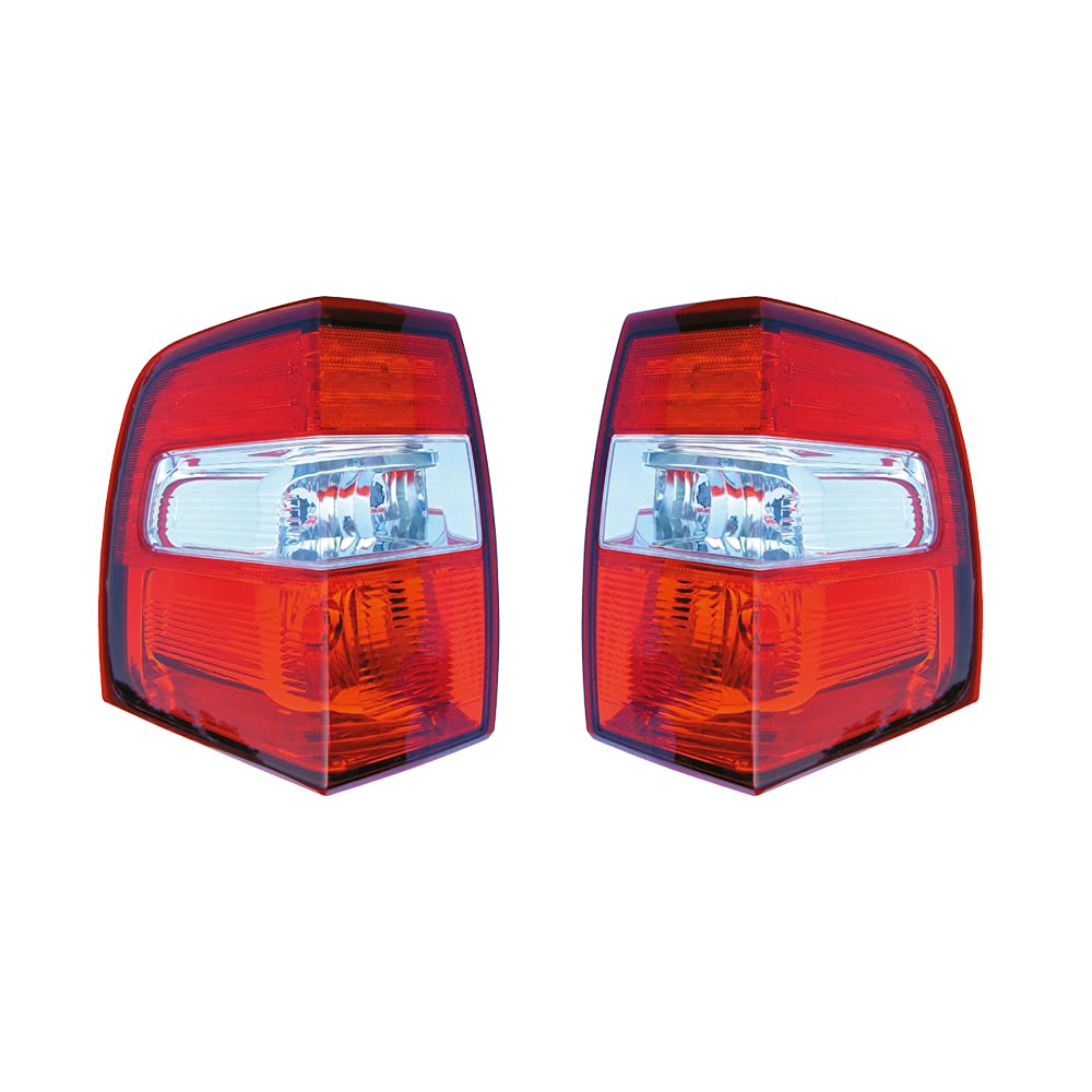 07-14 Ford Expedition Tail Lights Pair - Left Driver & Right Passenger Side Rear Lamps | Replacement for Broken Lights, Night Driving Safety Upgrade