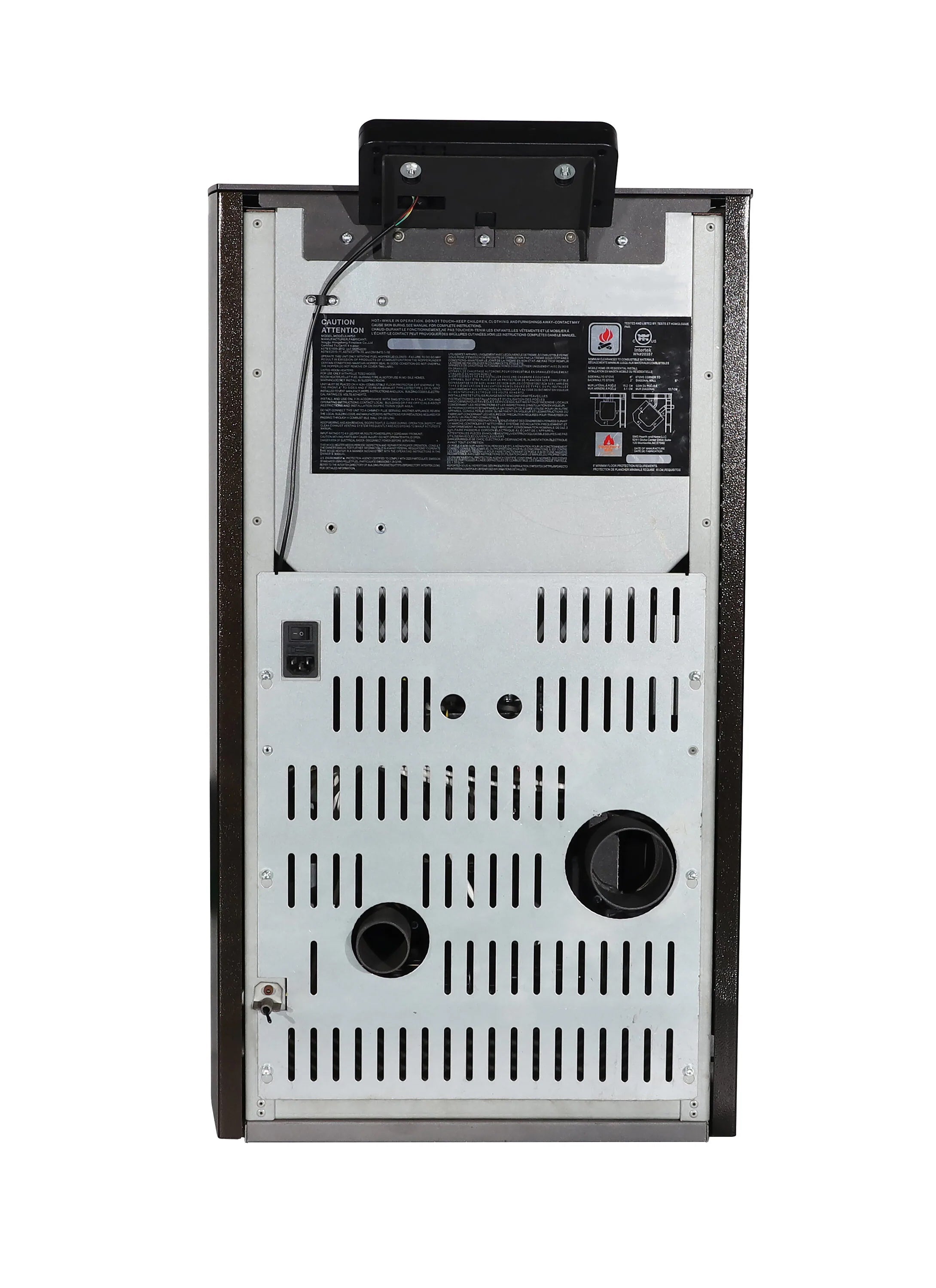 ComfortBilt HP50S High-Efficiency Dark Brown Pellet Stove - Perfect for Home Heating & Cozy Winter Nights