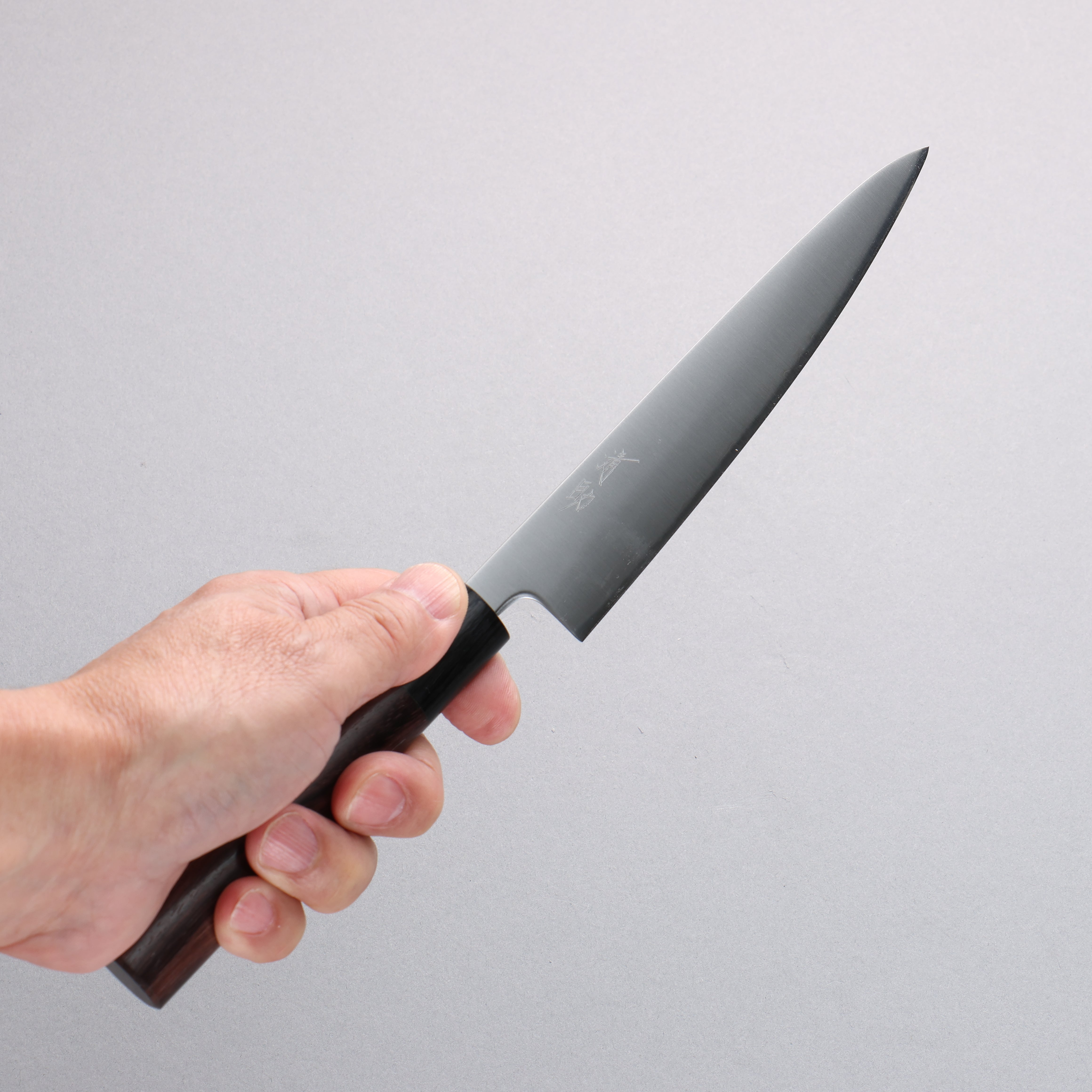 Seisuke Blue Super Migaki Polish Finish 150mm Petty Utility Knife with Rosewood Handle & Black Pakka Wood Ferrule - Perfect for Precision Slicing, Peeling, and Small Kitchen Tasks