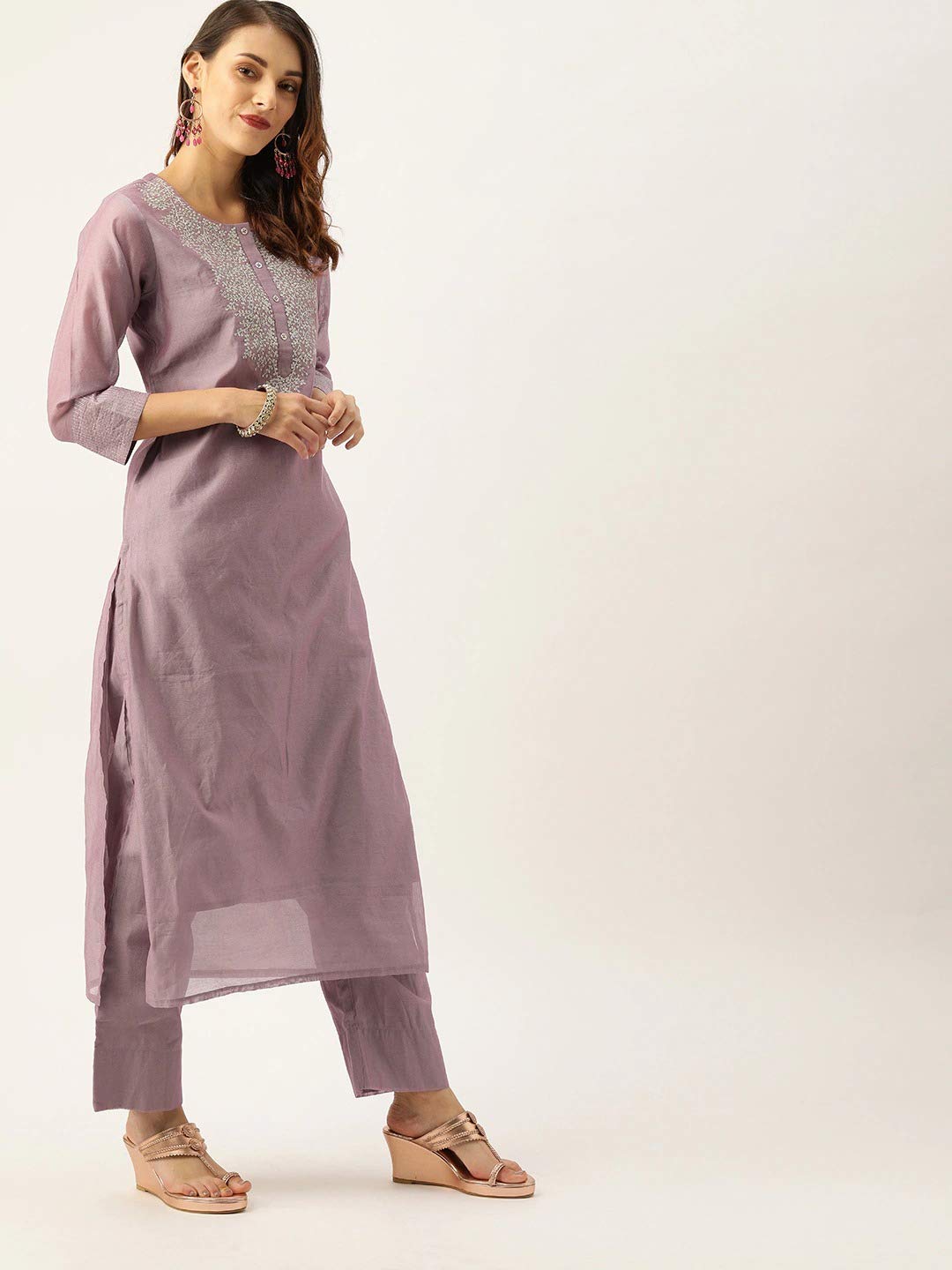 Stylish Women's Kurta Set with Dupatta - Indian Party Wear Kurti Tops & Palazzo Pants Outfit for Festivals, Weddings & Special Occasions