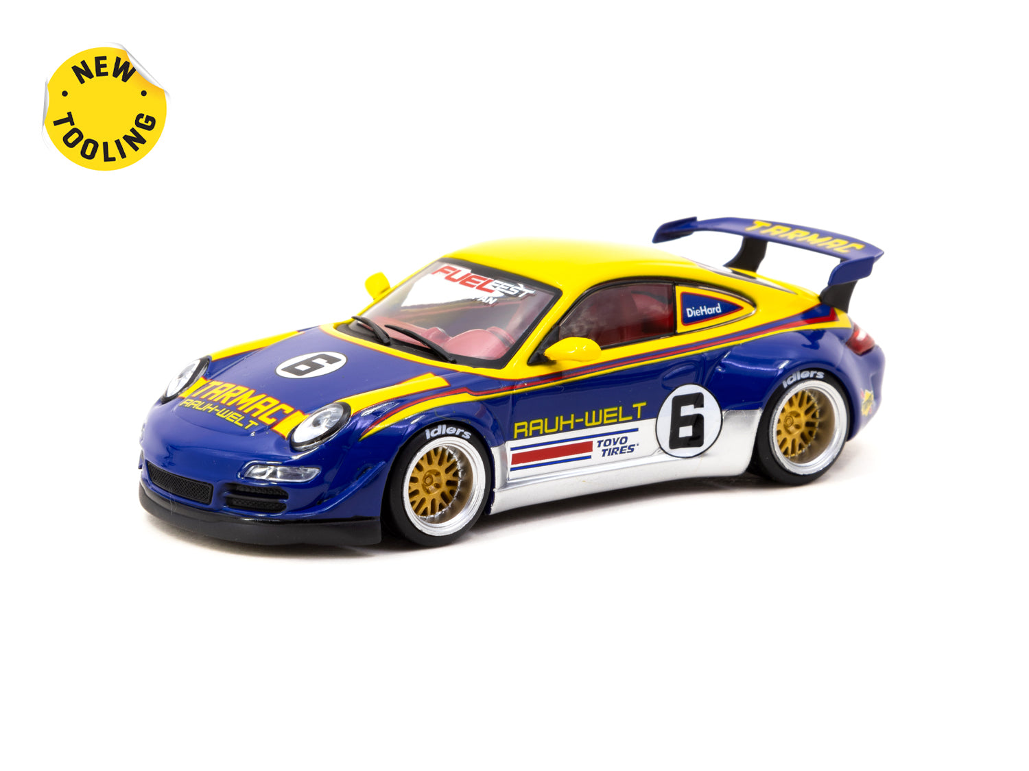 Tarmac Works 1/43 Scale RWB Porsche 997 FuelFest Tokyo 2023 Limited Edition Diecast Model Car - Perfect for Collectors, Display, and Racing Enthusiasts