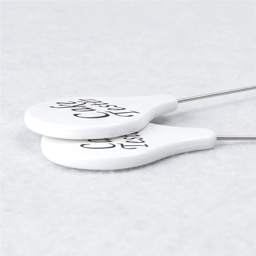 HEPVET Stainless Steel Cake Tester - 12 Inch Baking Pick Sticks, Muffin Probe Skewer for Perfect Doneness | Ideal for Home Bakers, Professional Chefs & Cake Decorating | Great for Testing Cakes, Cupcakes, Breads & Pastries