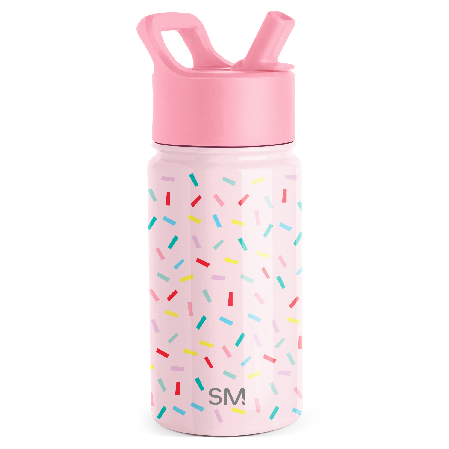 Summit Kids Water Bottle with Straw Lid - BPA Free, Leak Proof, Insulated Stainless Steel Bottle for School, Sports & Outdoor Activities