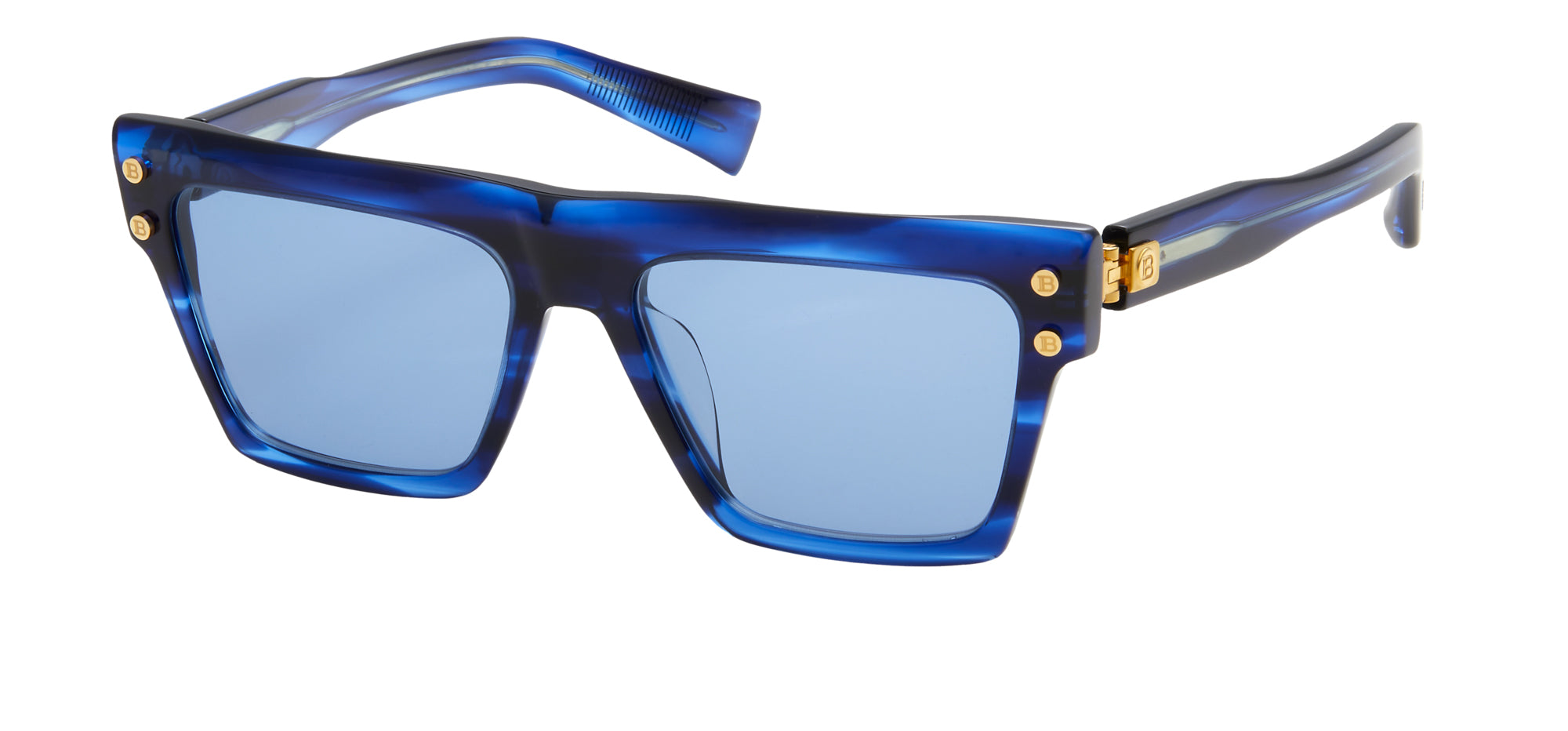 Balmain B V BPS121 Luxury Sunglasses for Men & Women - UV Protection, Polarized Lenses, Fashionable Design - Perfect for Driving, Travel & Outdoor Activities