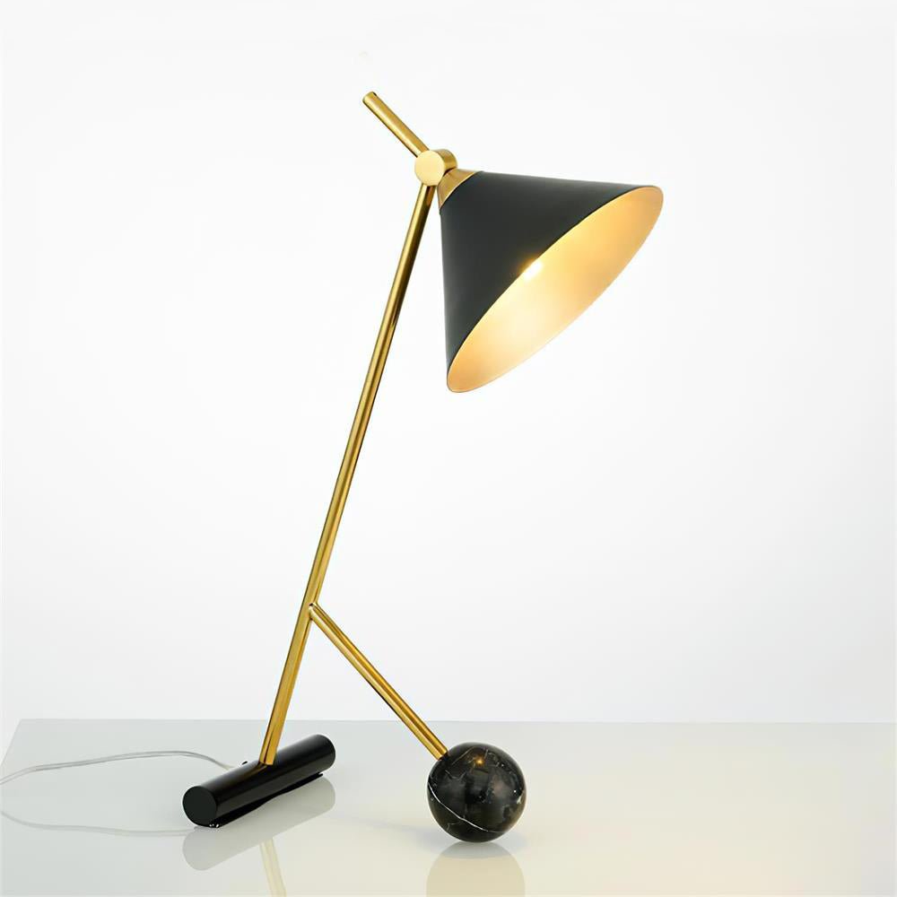 Cleo Table Lamp - Modern LED Desk Light for Home Office, Bedroom & Living Room - Stylish Nightstand Lamp with Adjustable Brightness for Reading & Decor