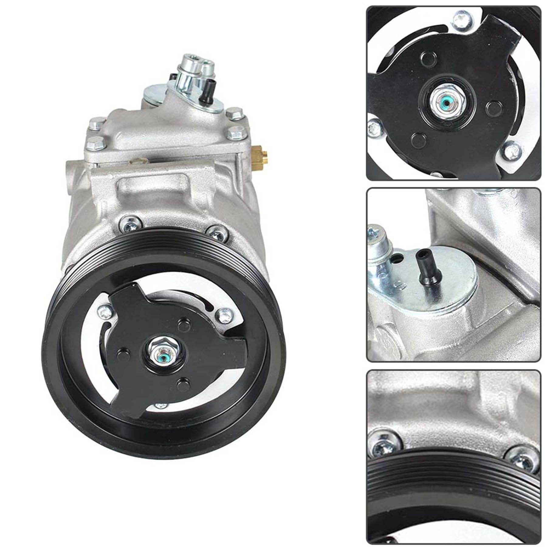 Marddpair AC Compressor with Clutch Replacement for VW Touran, Beetle, Golf, Passat R32, Rabbit - CO 4574JC - Perfect for Summer Cooling & Auto AC Repair