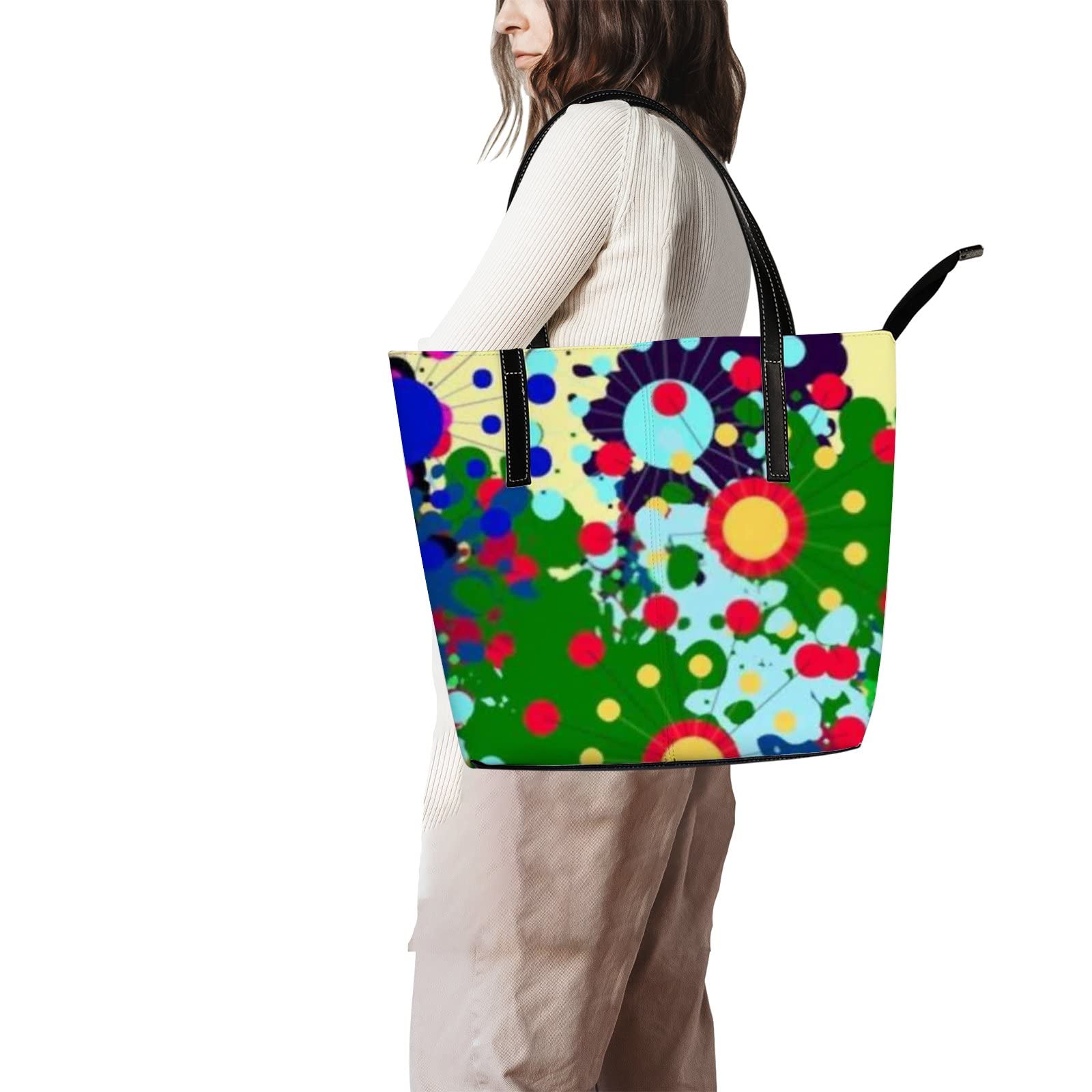 Stylish Leather Crossbody Handbags for Women - Premium Work Tote Bag with Secure Zipper | Perfect for Office, Travel & Everyday Use