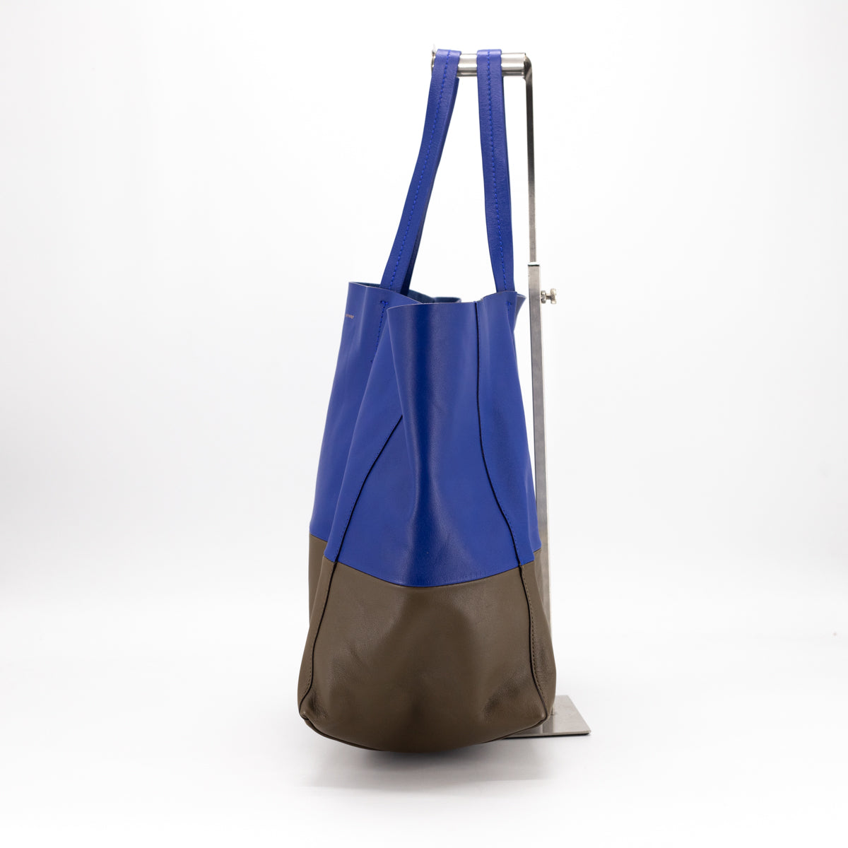 Celine Shoppers Tote Bag Two-Toned Blue and Grey - Stylish Designer Handbag for Women, Work, Travel & Everyday Use