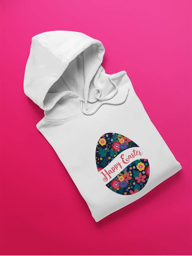 Happy Easter Egg Print Hoodie for Women - Cute & Comfortable Pullover Sweatshirt - Perfect for Spring Celebrations, Easter Parties & Casual Outings