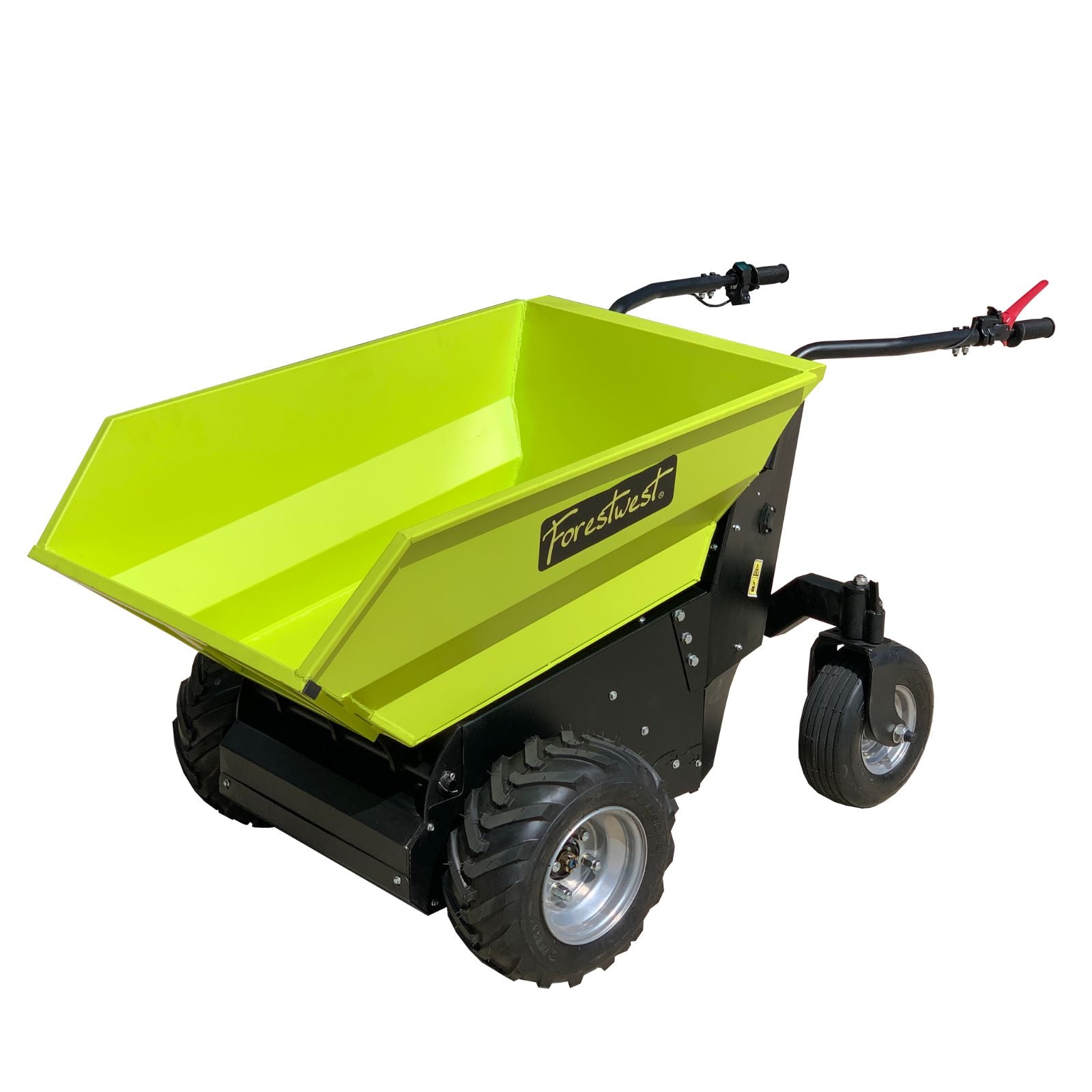 Forestwest 500KG Electric Wheelbarrow - Heavy Duty Mini Dumper with Auto Tip Feature (Model BM11082) for Construction, Gardening & Landscaping Projects