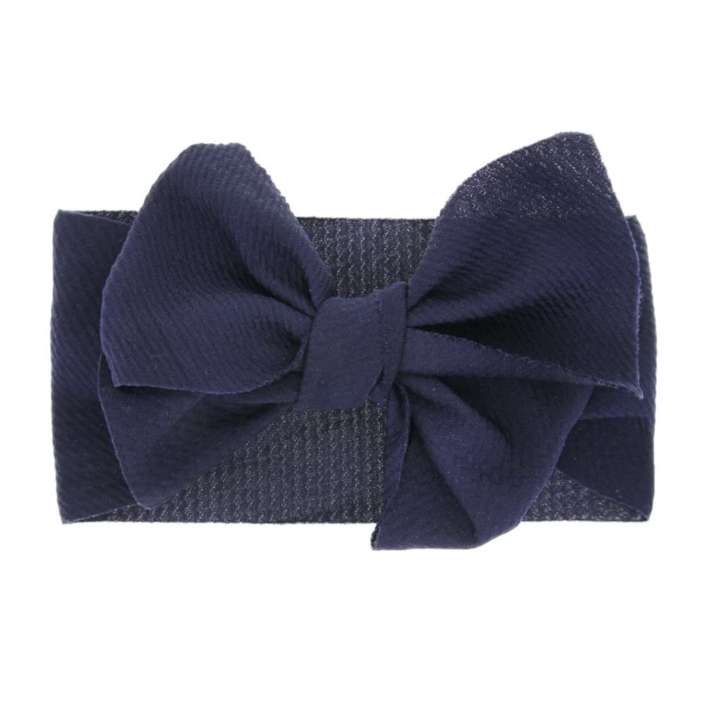 Soft Elastic Baby Headbands with Bowknot - Fashionable Big Bow Hair Accessories for Girls | Comfortable Headdress for Newborns, Infants & Toddlers | Perfect for Photos, Parties & Everyday Wear