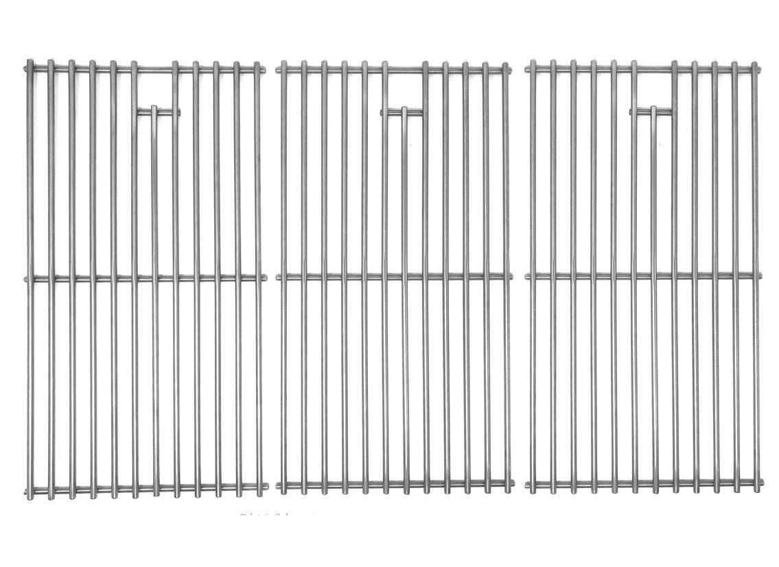 High-Quality Replacement Grill Cooking Grid Set of 3 - Compatible with Brinkmann 810-1575-W, 810-4580-F, 720-0709B, 720-0727, 740-0711 Gas Grills - Perfect for Backyard BBQs, Camping & Outdoor Cooking