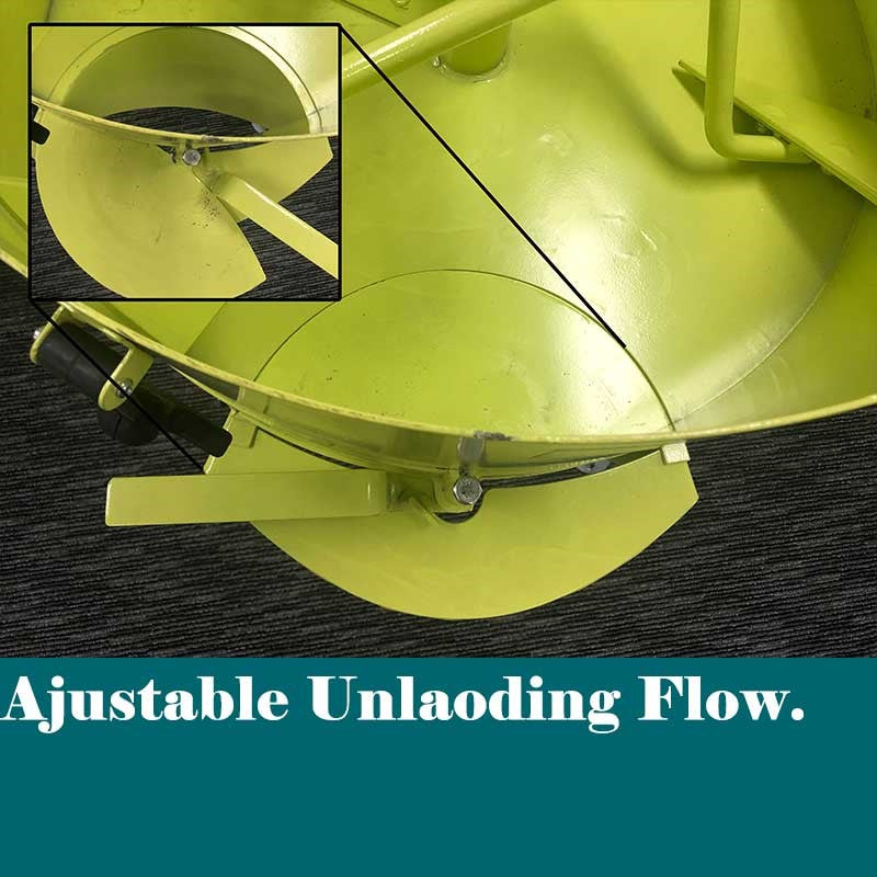 Forestwest 120L Pan Mortar Mixer 2200W Heavy Duty Commercial Concrete Mixer - Ideal for Construction Sites, DIY Projects & Large-Scale Mixing Jobs