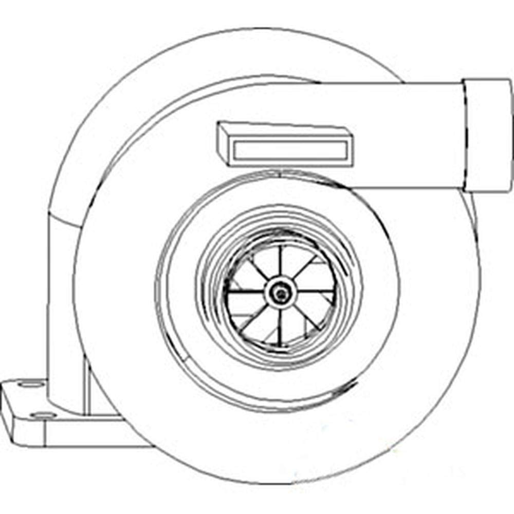 RAParts WN-A157336 Turbocharger Replacement for Various CI WH Engines - High-Performance Turbocharger for Improved Engine Power & Efficiency - Perfect for Automotive Repair & Performance Upgrades