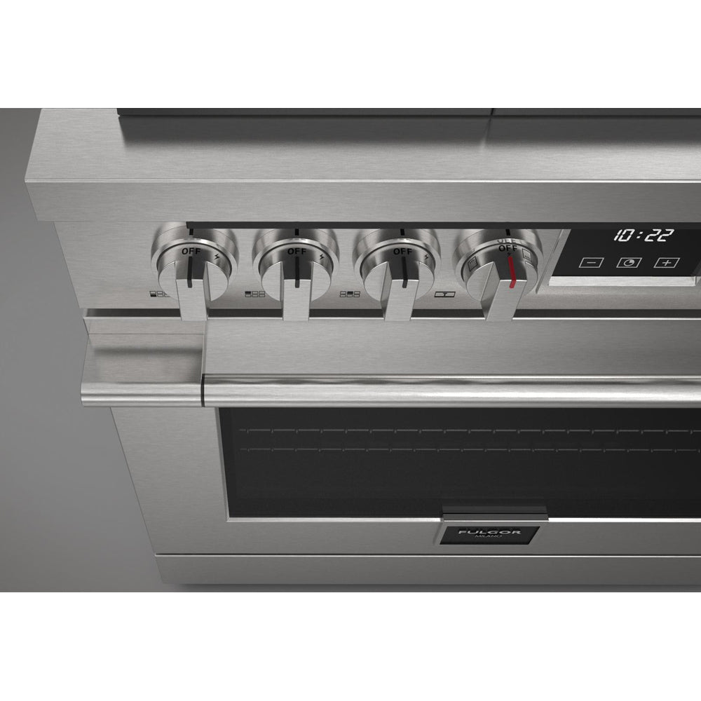 Fulgor Milano 36-Inch 400 Series Accento All Gas Range - Stainless Steel (F4PGR366S2) | Professional Gas Stove for Home Kitchen, Restaurant & Commercial Use