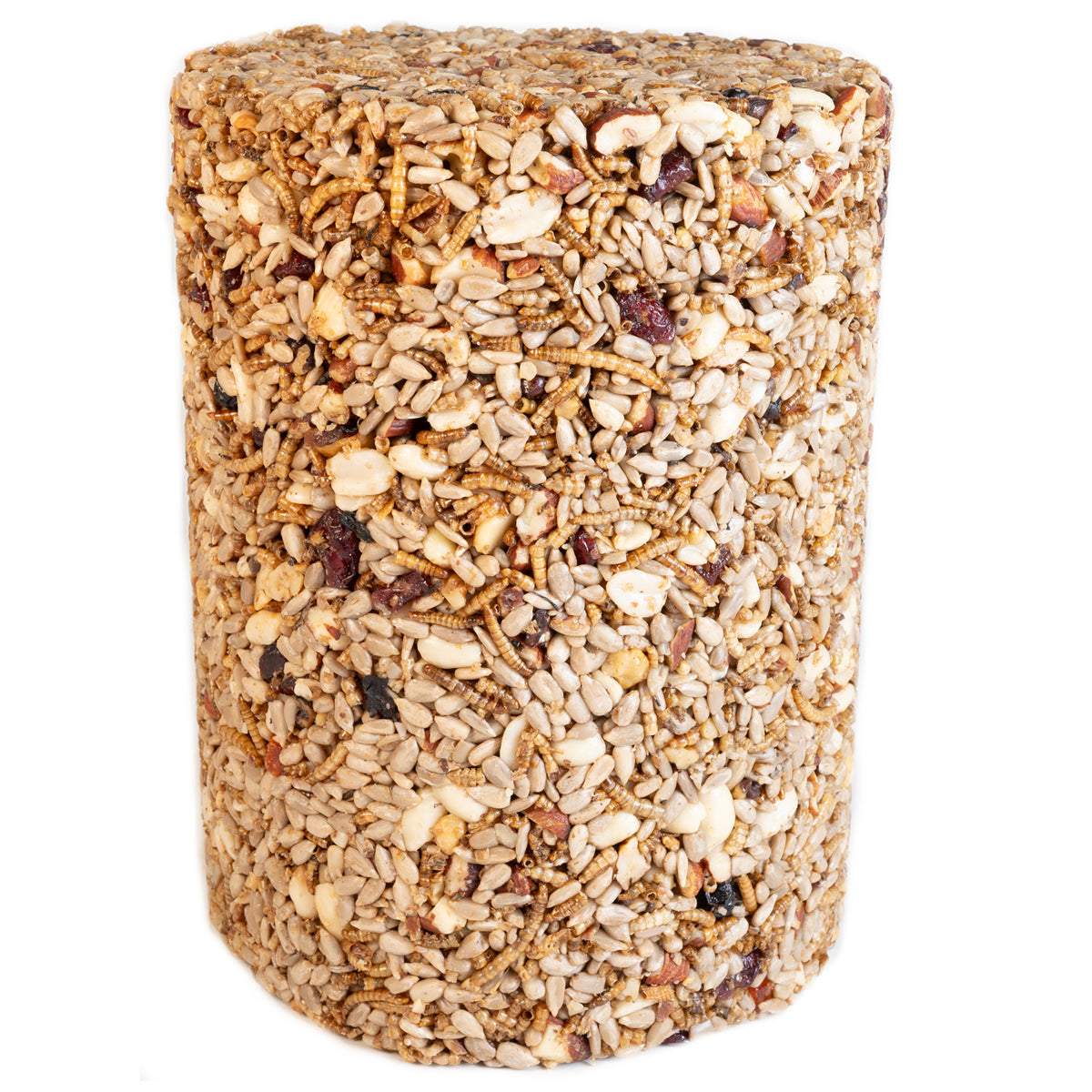 Duncraft Premium Wild Bird Food - Large Nuts & Bugs Seed Cylinder for Outdoor Bird Feeders - Attracts Cardinals, Blue Jays & Woodpeckers (Ideal for Backyard Birdwatching & Nature Lovers)