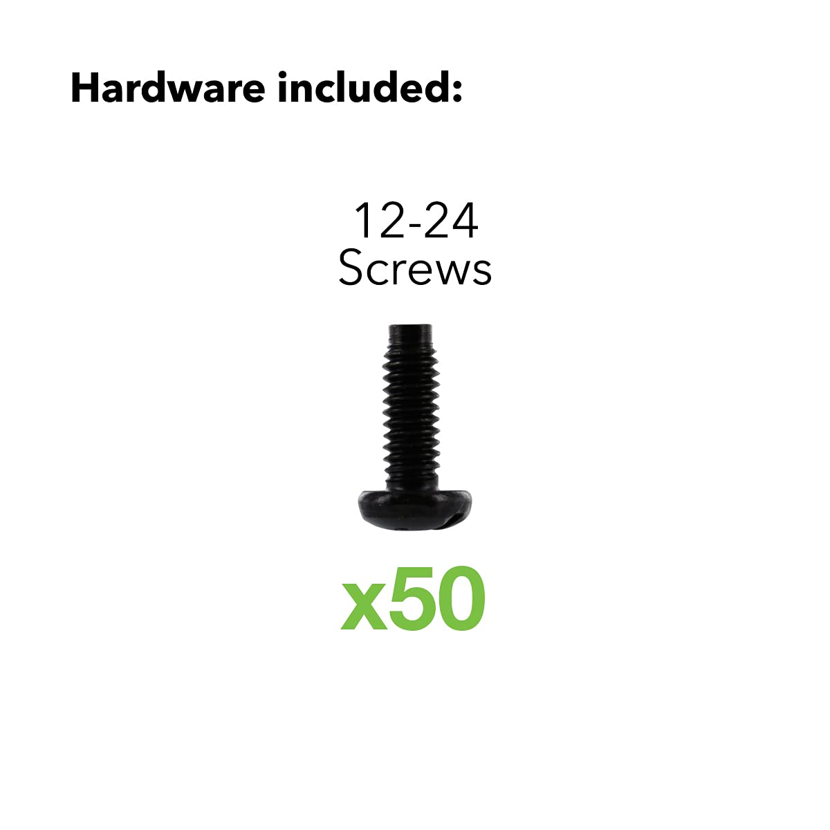 NavePoint 12-24 Pan Phillips Pilot Point Screws for Server Rack Mount Shelves & Cabinets (3/8 Inch, 50-Pack) - Perfect for Data Center Equipment Installation and IT Rack Organization