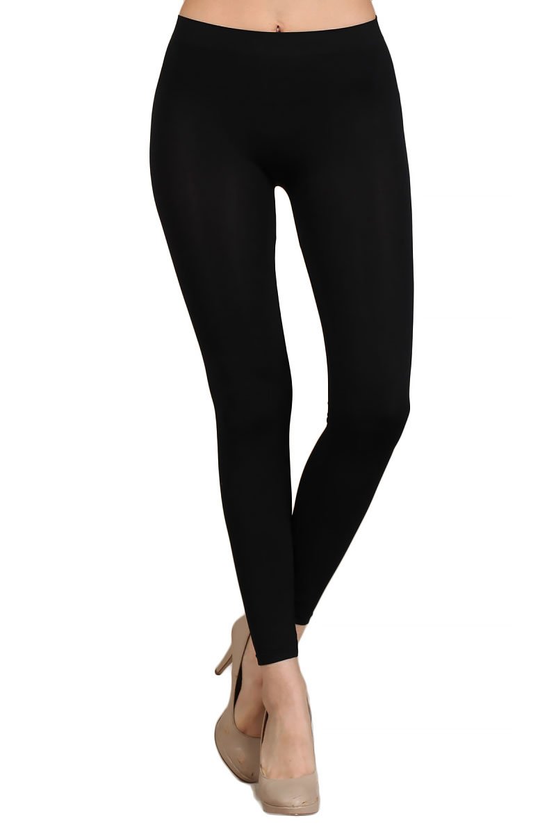 World of Leggings® Women's High-Waisted Yoga Pants - Premium Nylon Spandex Workout Leggings in 23 Colors - Perfect for Yoga, Gym & Everyday Wear