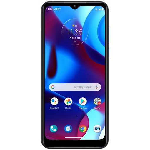 Motorola AT&T Prepaid Moto G Pure Smartphone (32GB Storage) - Blue | Affordable Prepaid Phone for Students & Seniors | Perfect for Everyday Use, Streaming & Social Media