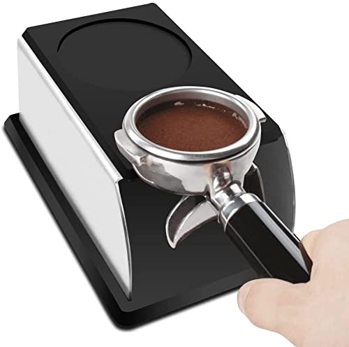 Premium Stainless Steel Coffee Tamper Stand - Heavy Duty Espresso Tamping Base for Coffee Machines & Tamper Storage | Perfect for Home Baristas & Coffee Shops