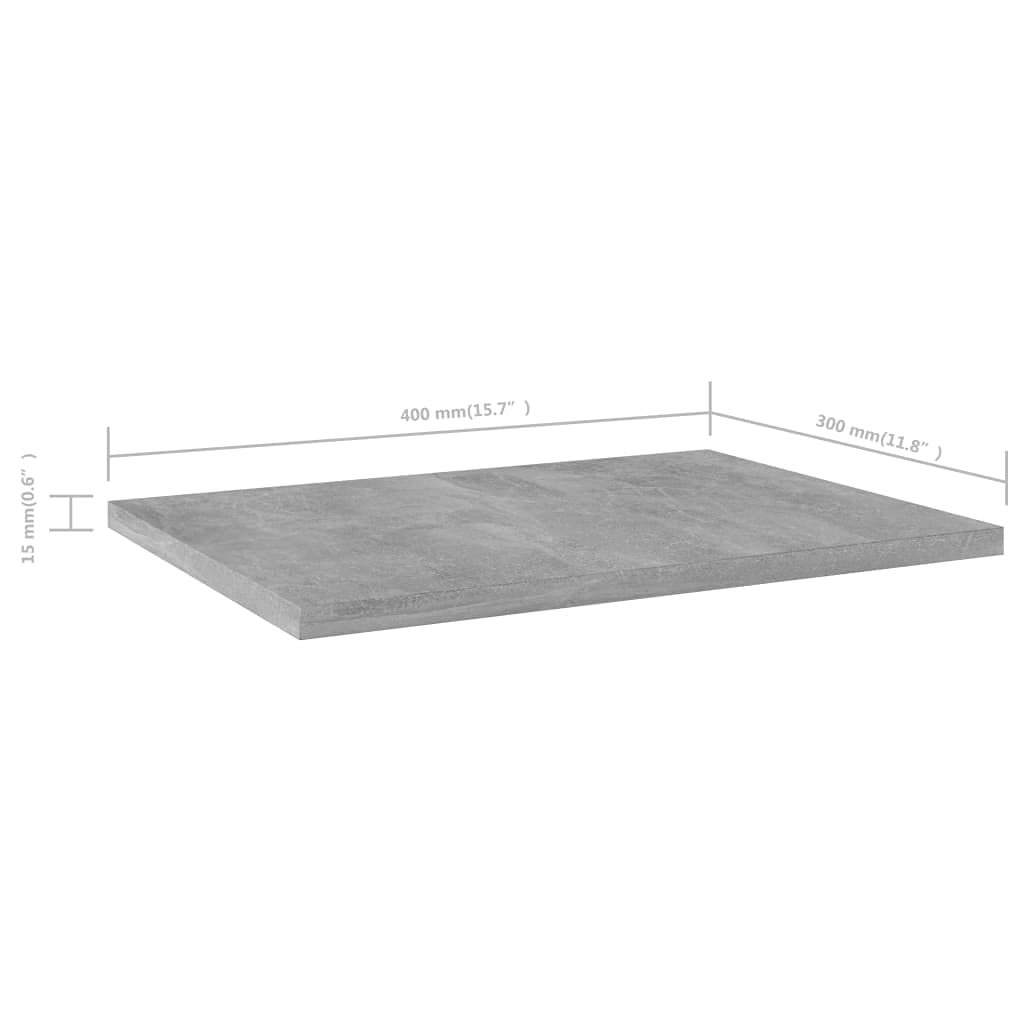 8-Pack Floating Wall Shelves - 15.7