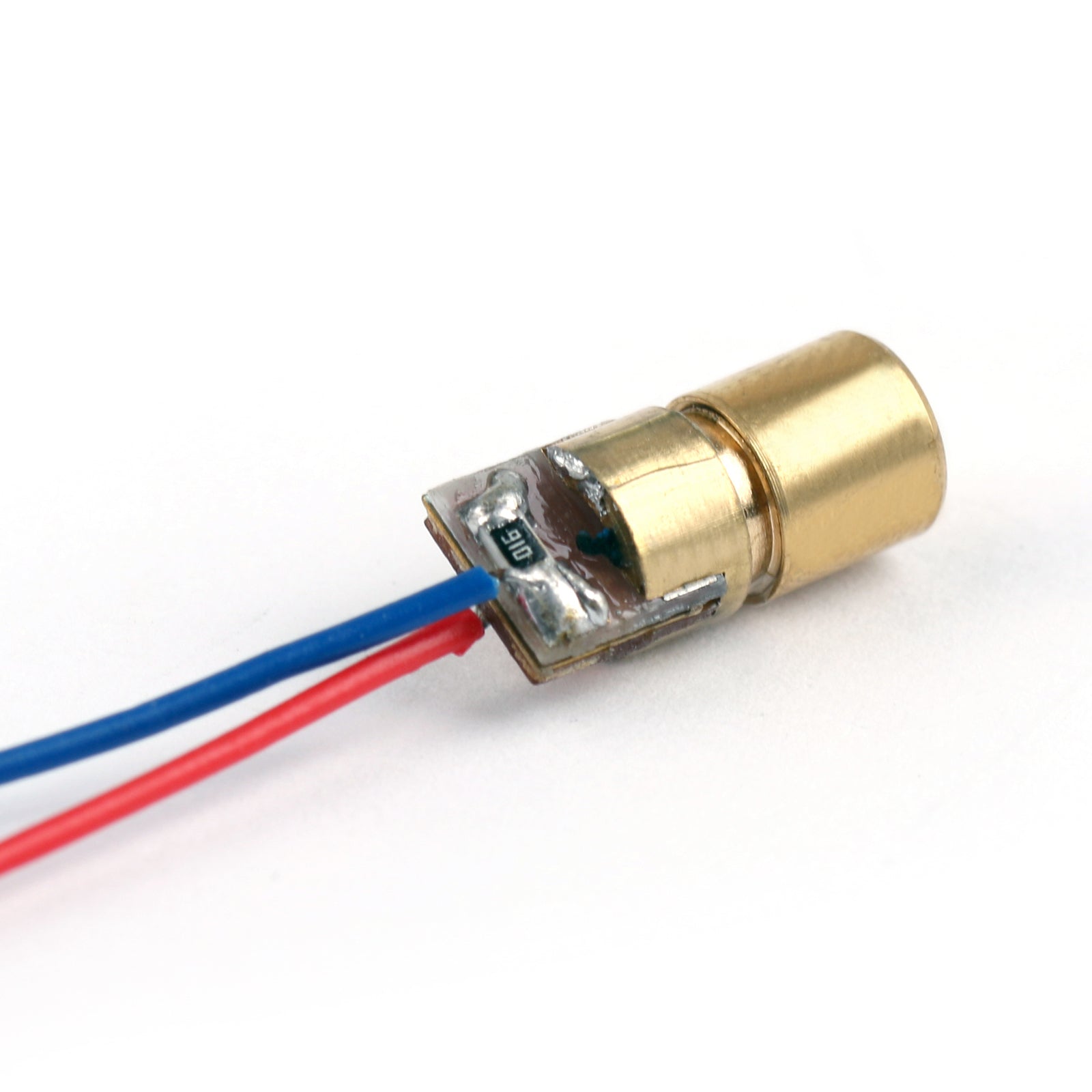 100Pcs 650nm 6mm 5V 5mW Red Laser Diode Module - Mini Dot Laser Head for DIY Projects, Science Experiments, and Laser Pointers (WL)