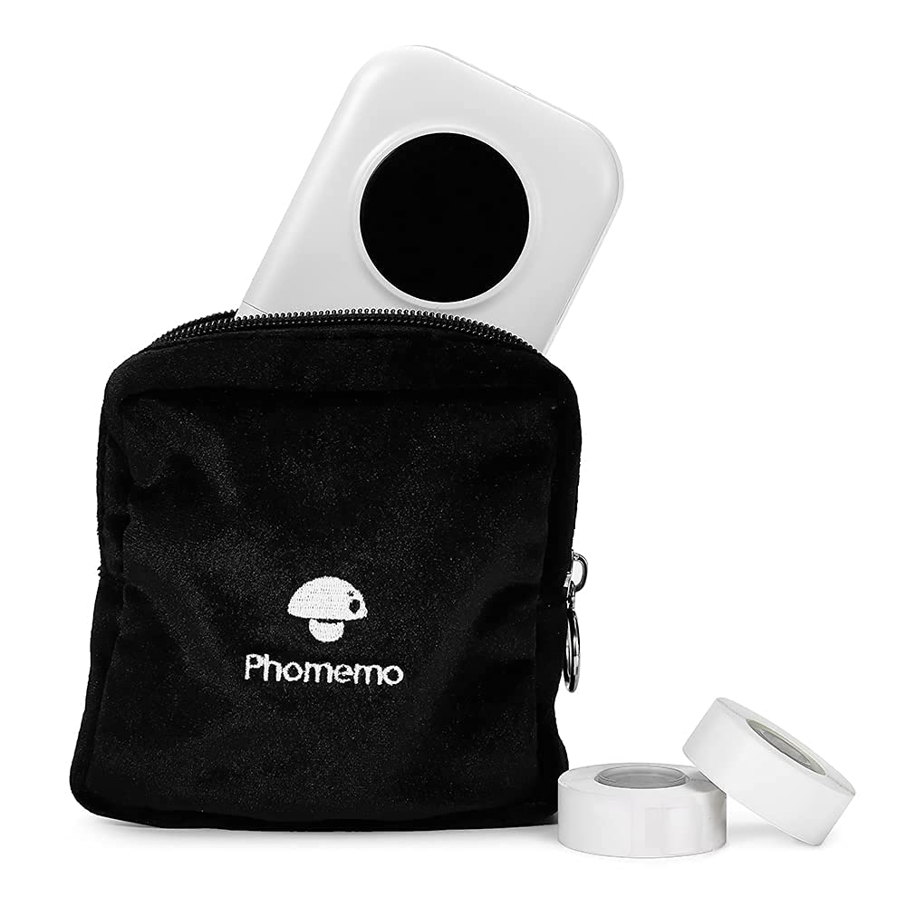 Phomemo D30 Portable Label Maker with Carry Bag - Ideal for Home, Office & Organization (Labels, Stickers, Barcodes)
