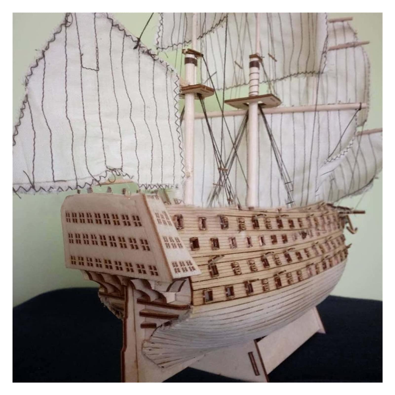 Victory Royal Navy Ship Model Kit - DIY Wooden Sailboat Assembly Toy for Adults & Teens - Decorative Wooden Ship Model - Perfect for Home Decor, Gifts, and Nautical Enthusiasts
