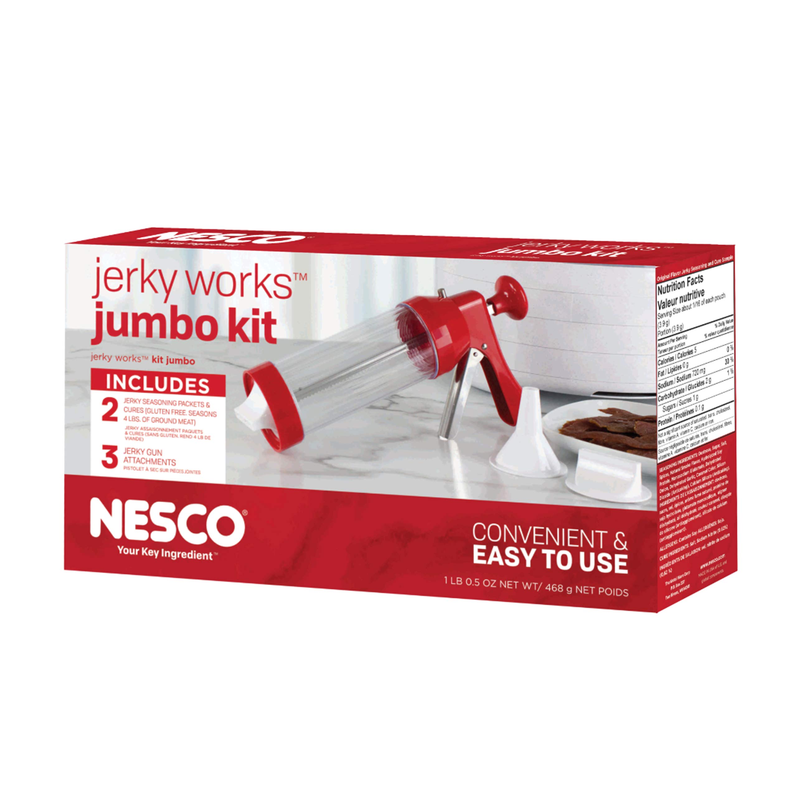 Nesco FD-60 Snackmaster Express Food Dehydrator - 4 Stainless Steel Trays (13.5